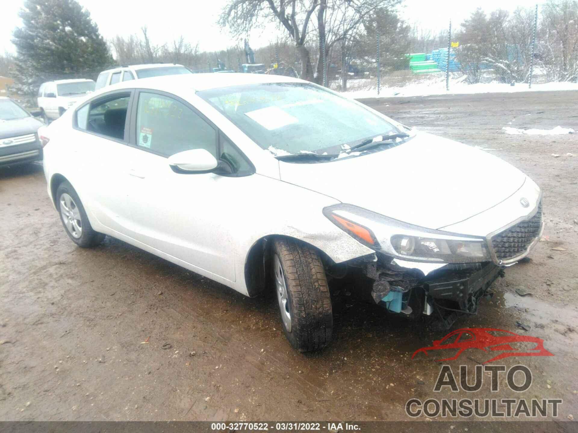 KIA FORTE 2017 - 3KPFK4A75HE043792