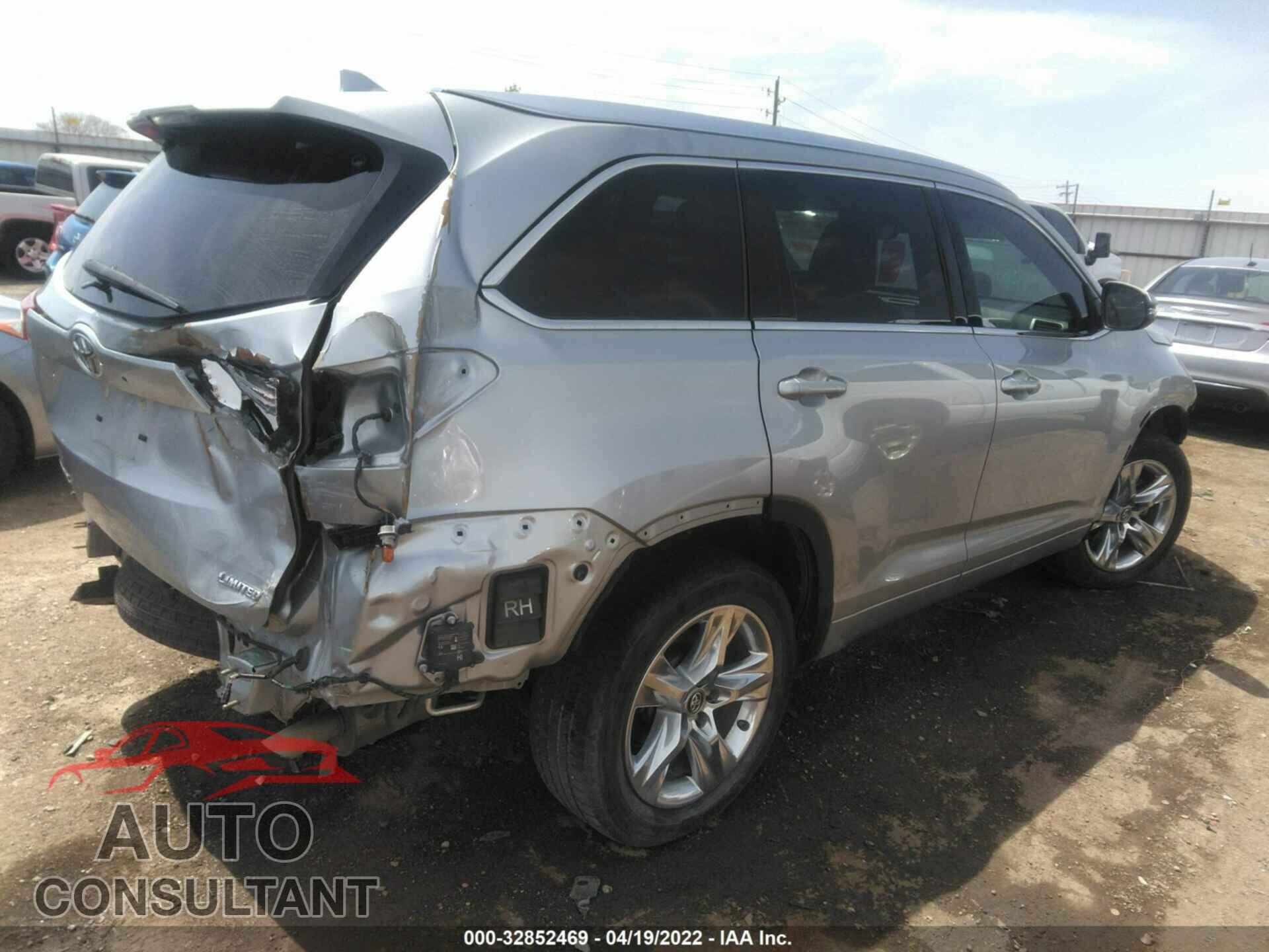 TOYOTA HIGHLANDER 2018 - 5TDYZRFH7JS255561