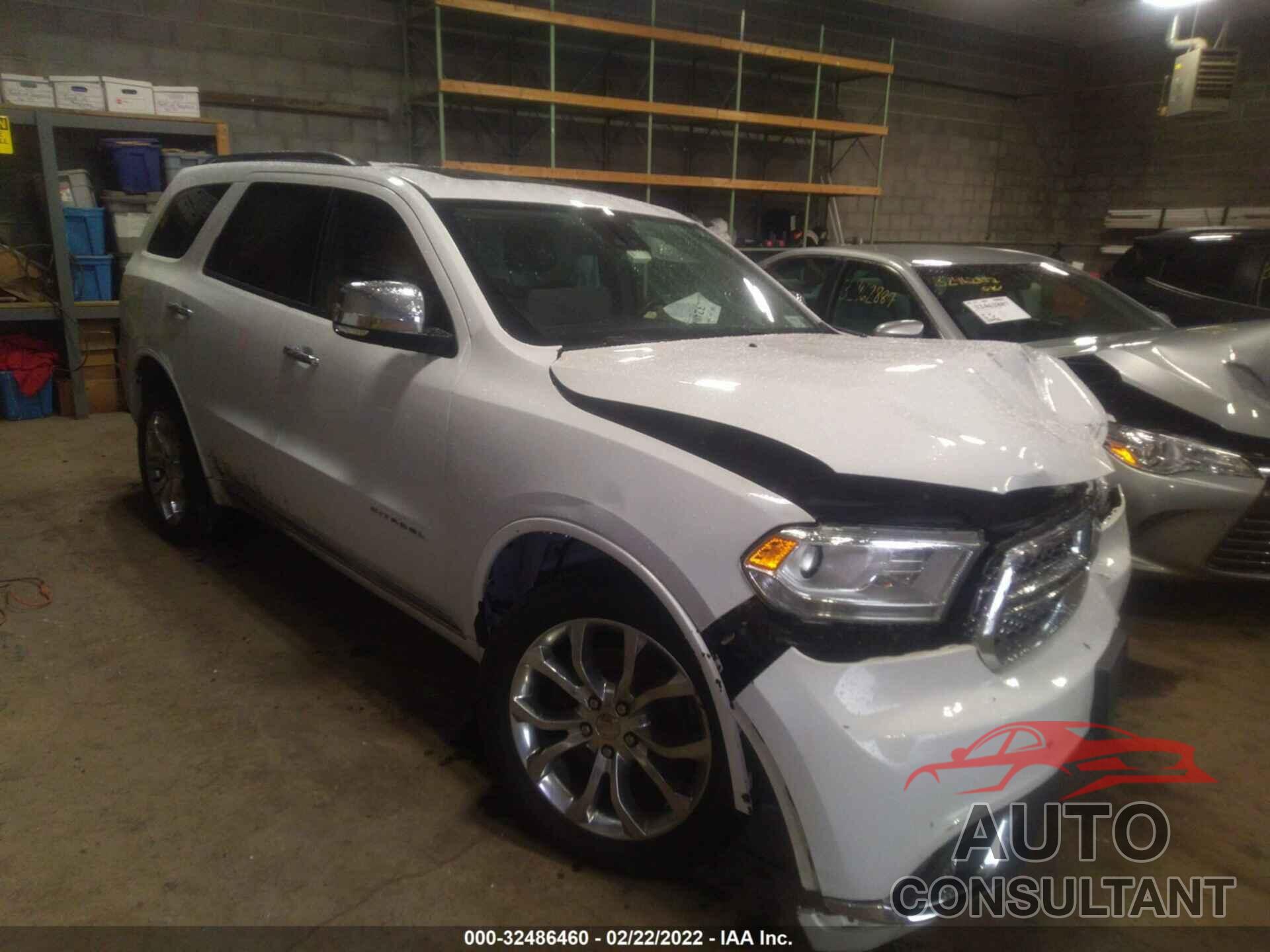 DODGE DURANGO 2016 - 1C4RDJEGXGC437634