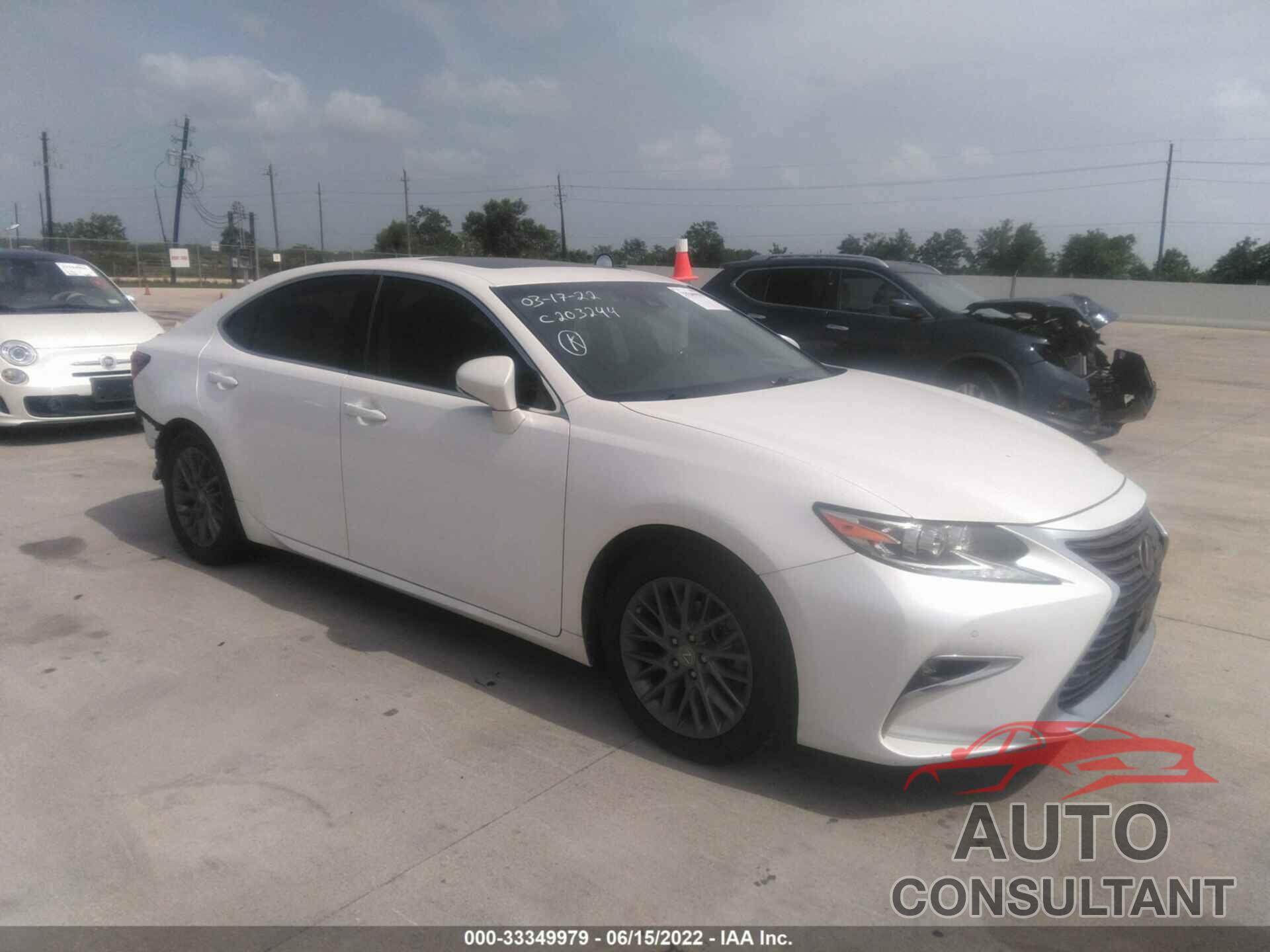 LEXUS ES 2018 - 58ABK1GG1JU109660