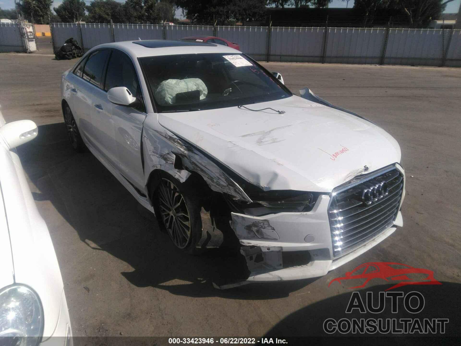 AUDI A6 2017 - WAUG8AFC5HN109788