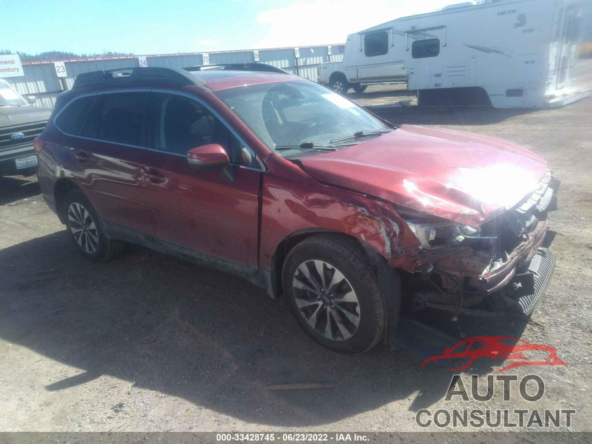 SUBARU OUTBACK 2017 - 4S4BSENC0H3310139