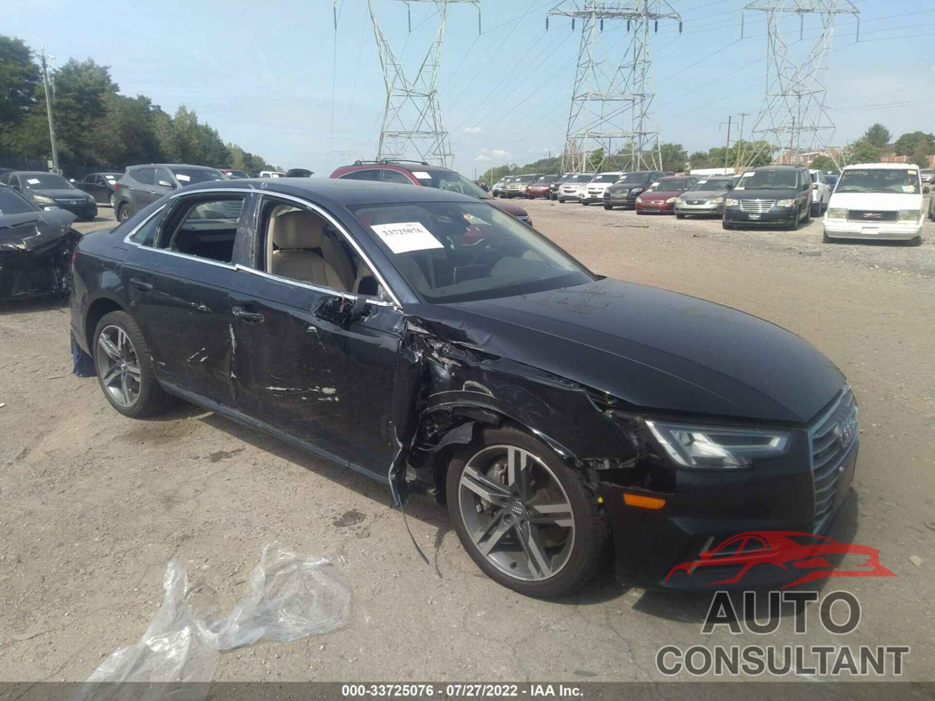 AUDI A4 2017 - WAUENAF42HN011147