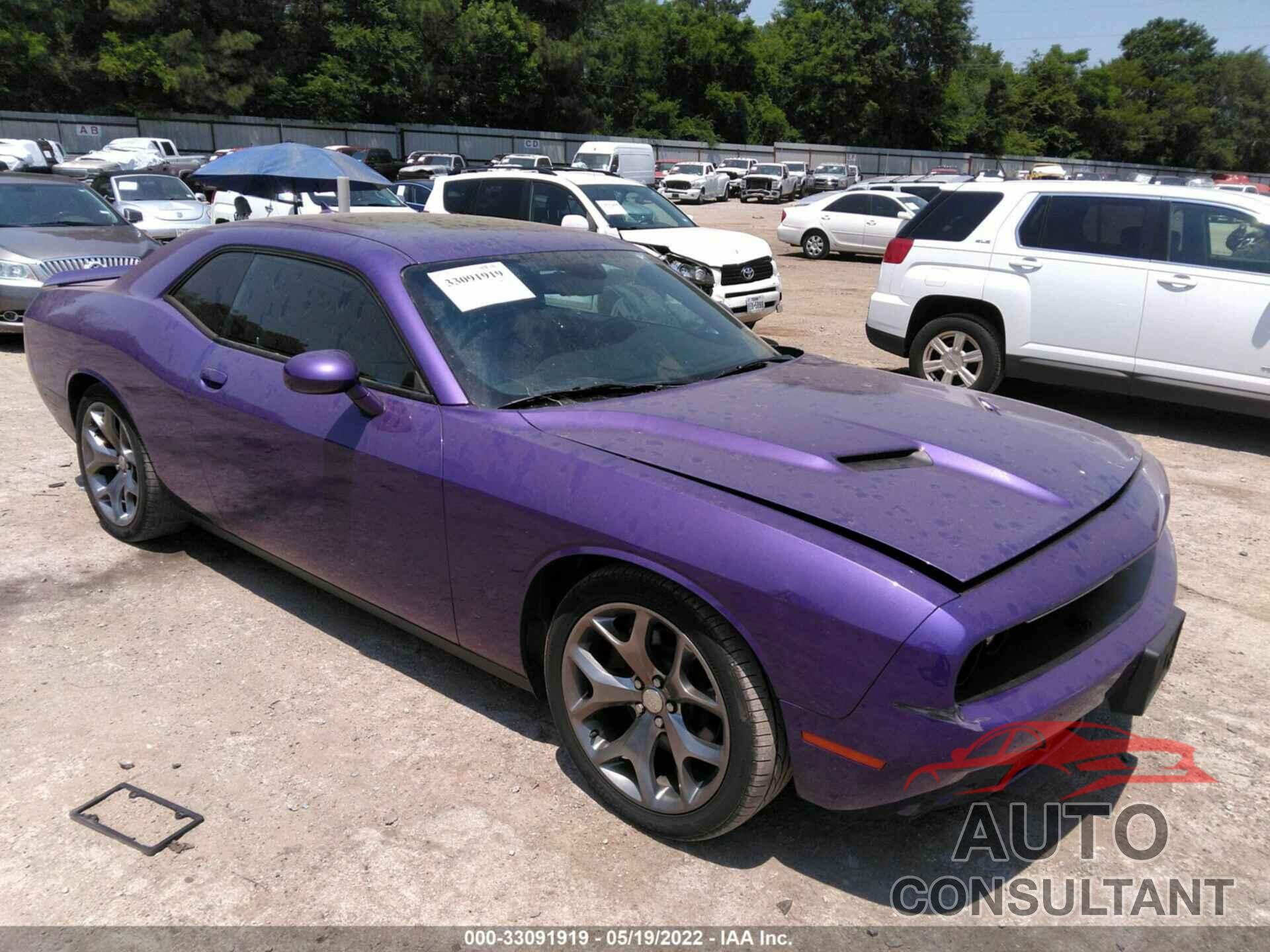 DODGE CHALLENGER 2016 - 2C3CDZAG2GH195854