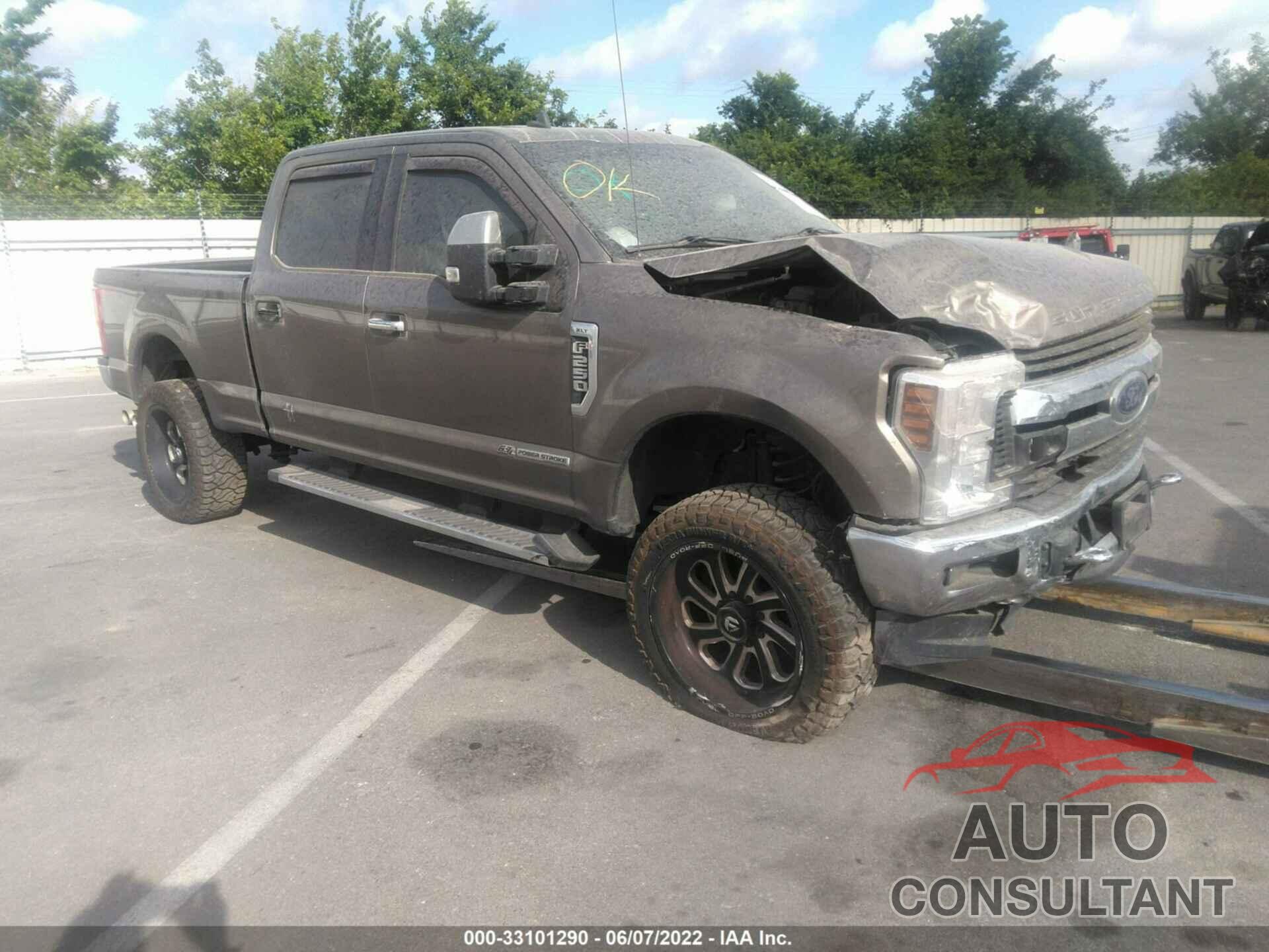 FORD SUPER DUTY F-250 SRW 2019 - 1FT7W2BT3KED81624