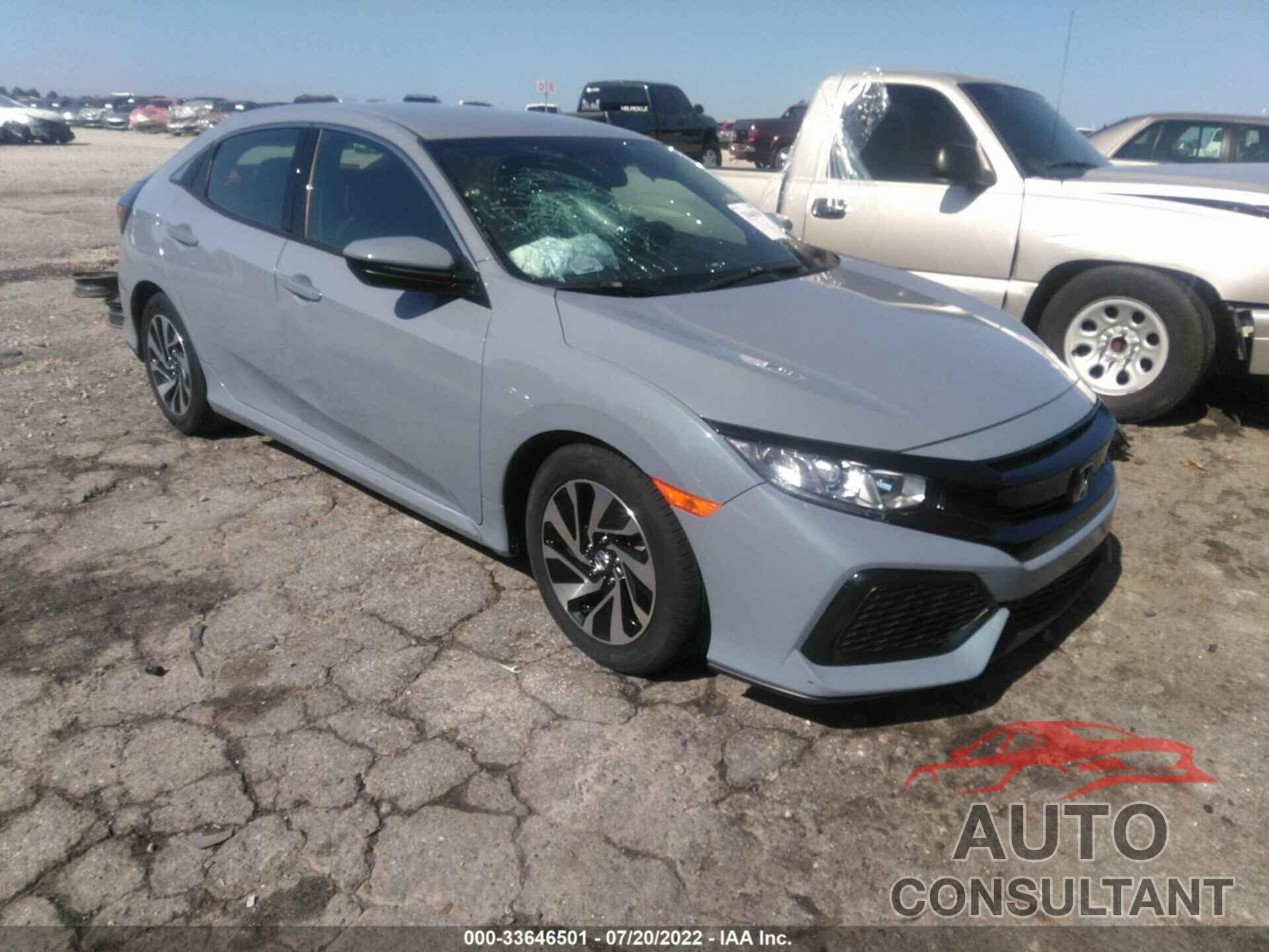 HONDA CIVIC HATCHBACK 2018 - SHHFK7H25JU232999
