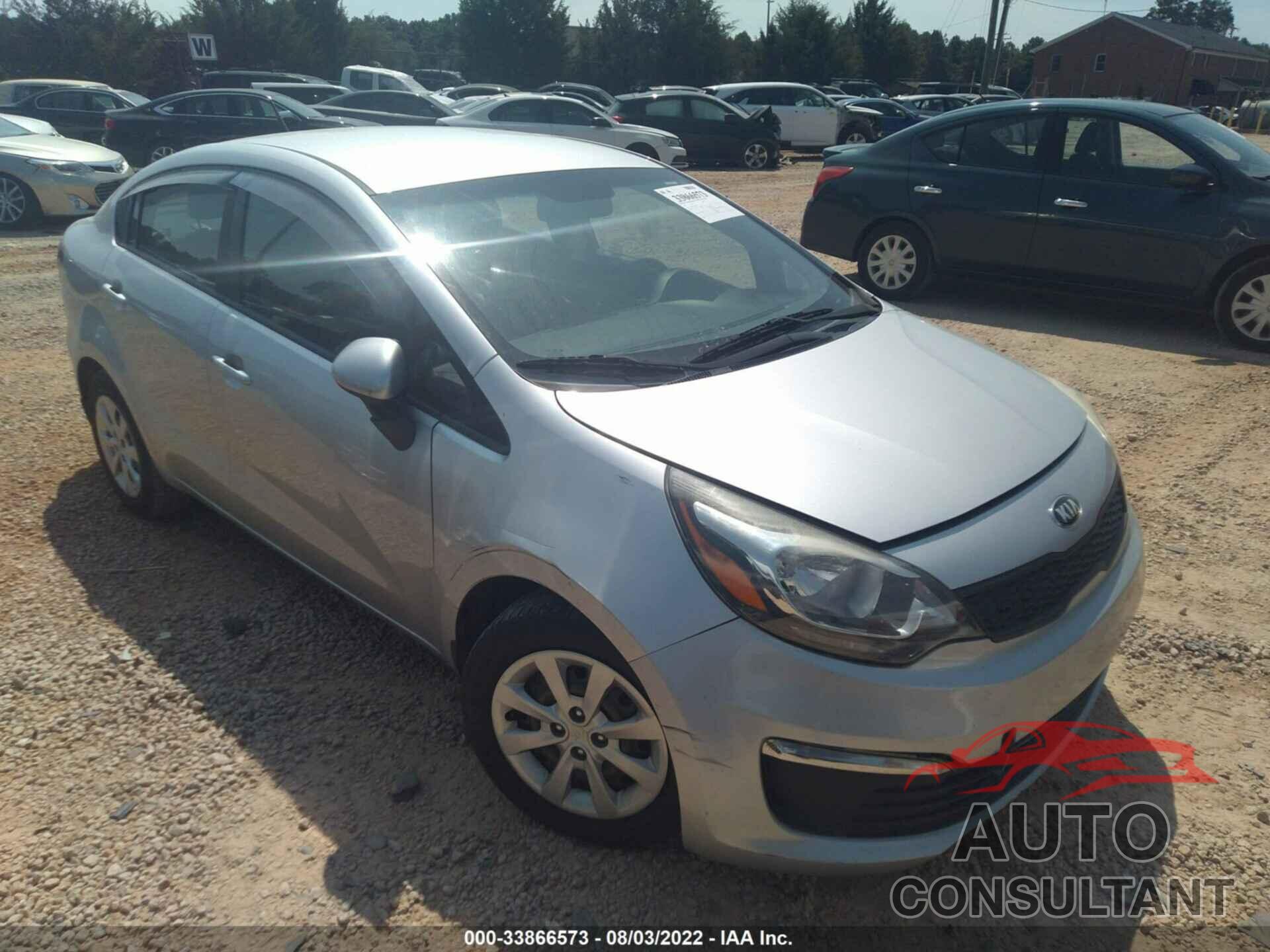 KIA RIO 2017 - KNADM4A39H6014586