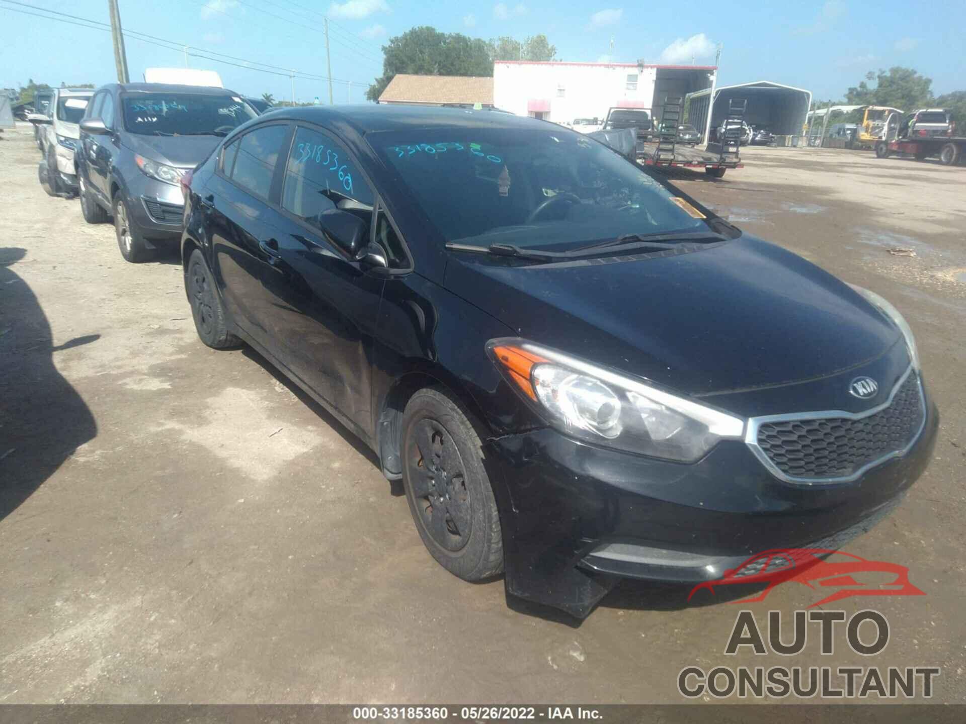 KIA FORTE 2016 - KNAFK4A60G5565227