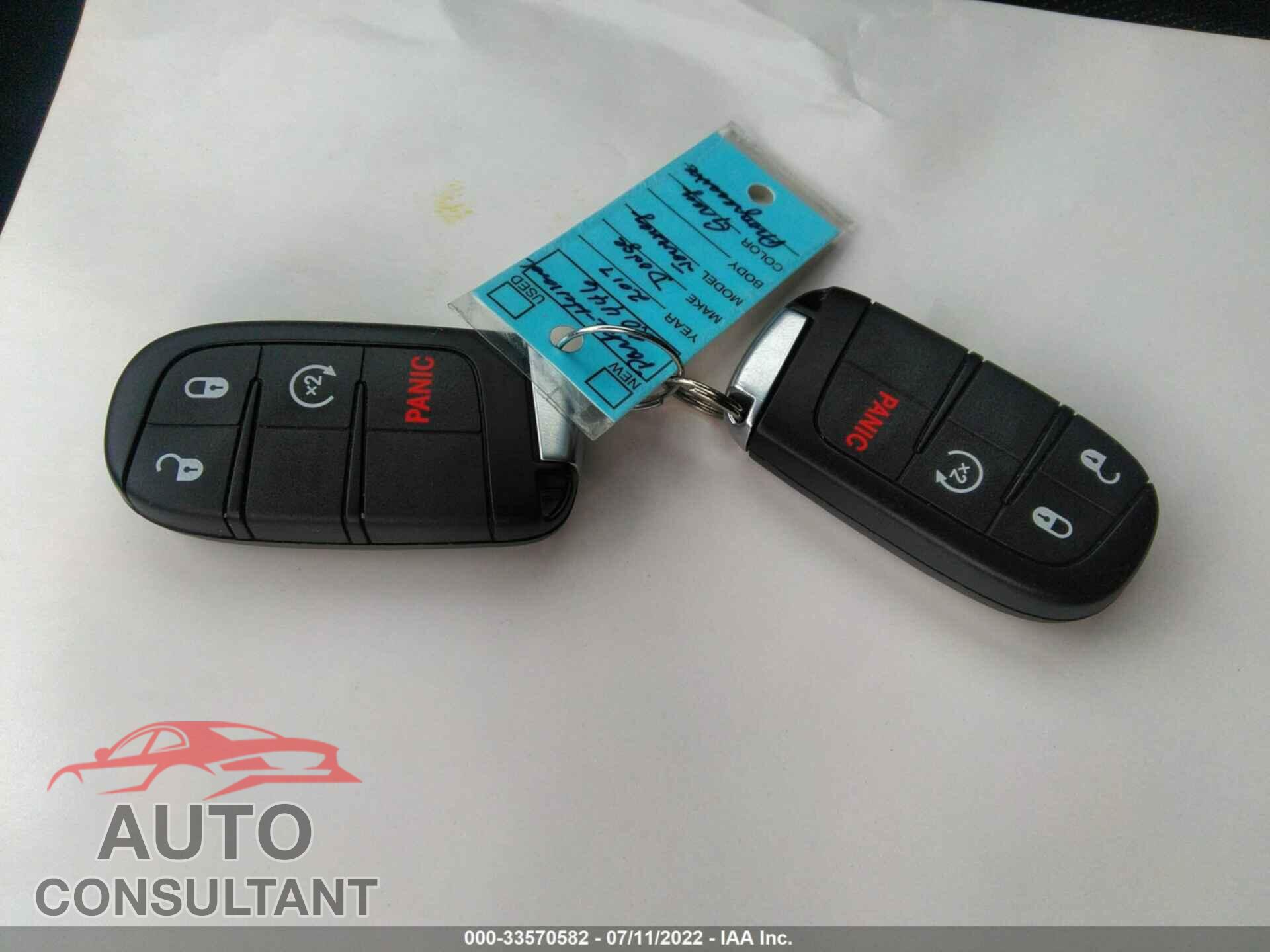 DODGE JOURNEY 2017 - 3C4PDCEG0HT702344