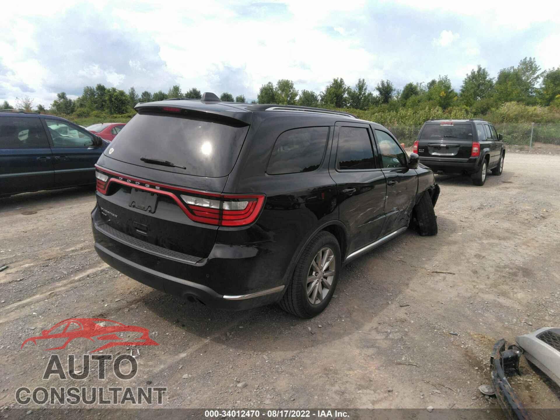 DODGE DURANGO 2017 - 1C4RDJAG1HC737442