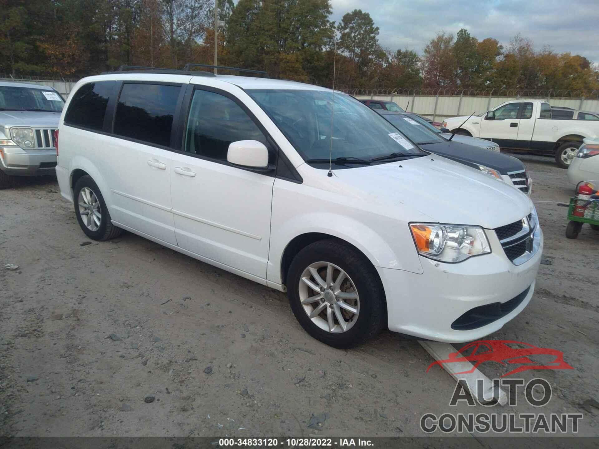 DODGE GRAND CARAVAN 2016 - 2C4RDGCG9GR322309