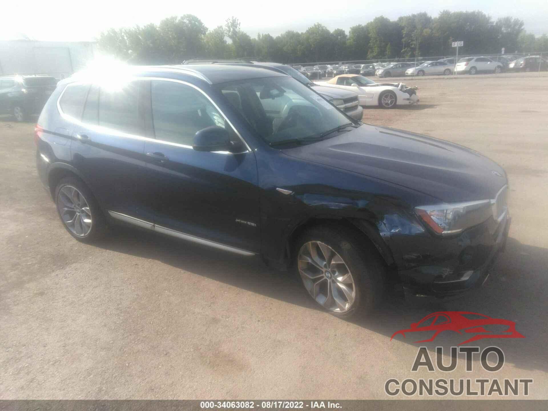 BMW X3 2016 - 5UXWX9C50G0D89896