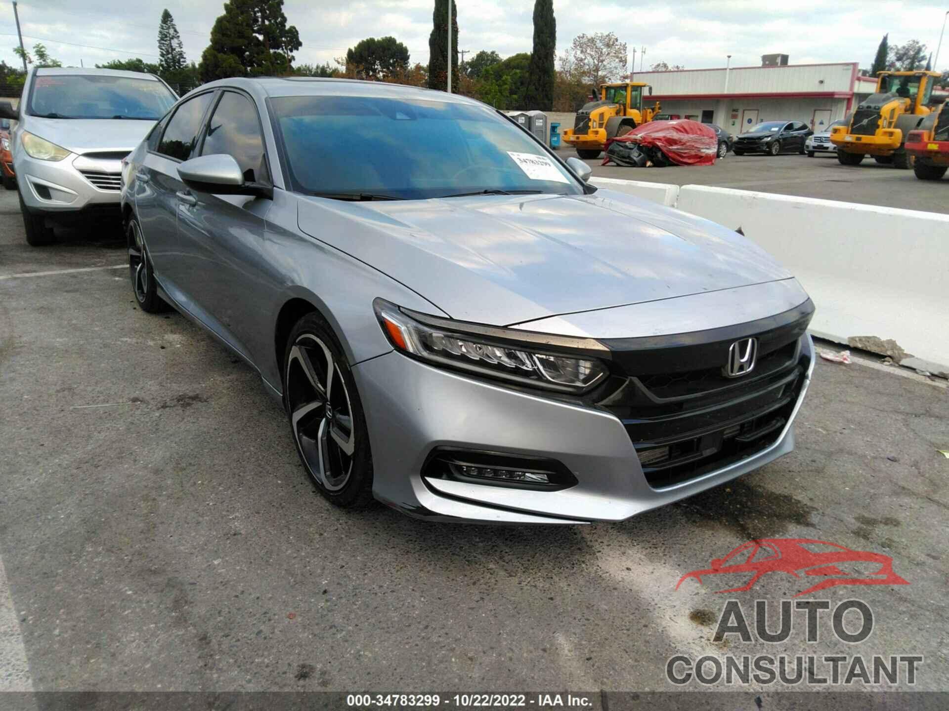 HONDA ACCORD SEDAN 2018 - 1HGCV1F39JA125999