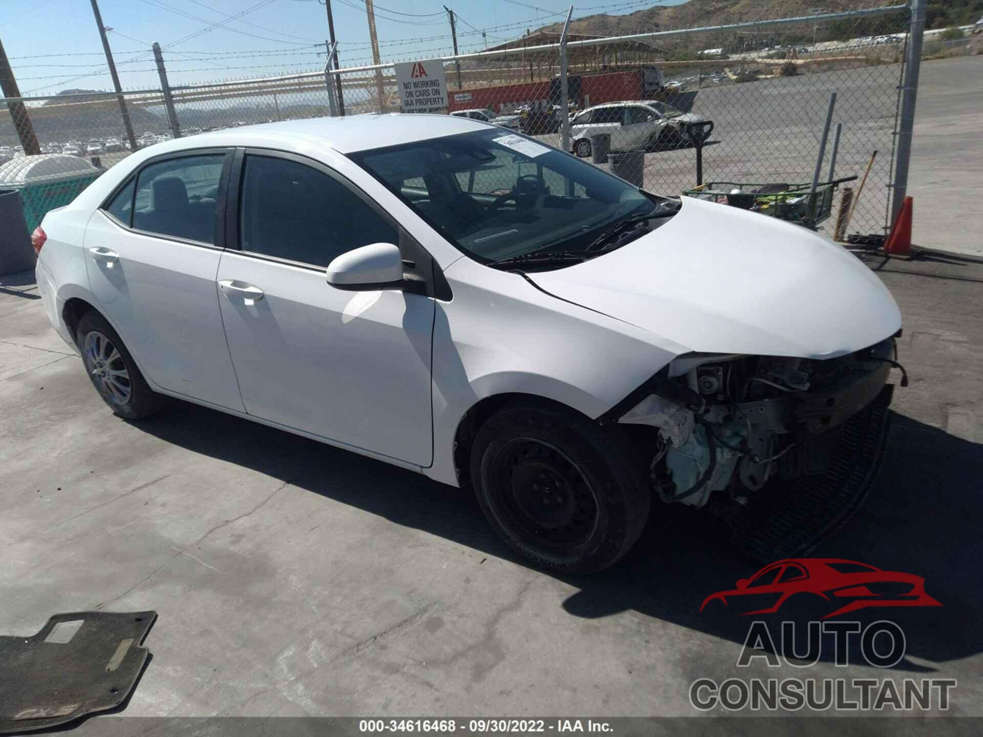 TOYOTA COROLLA 2017 - 5YFBURHE8HP649693