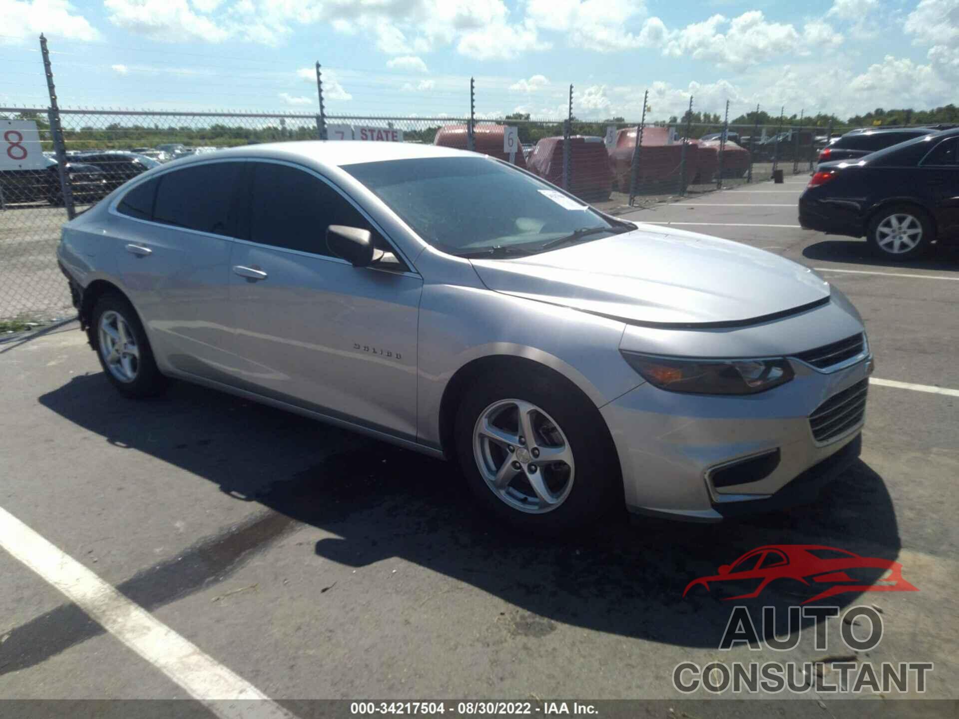 CHEVROLET MALIBU 2018 - 1G1ZB5ST1JF258184