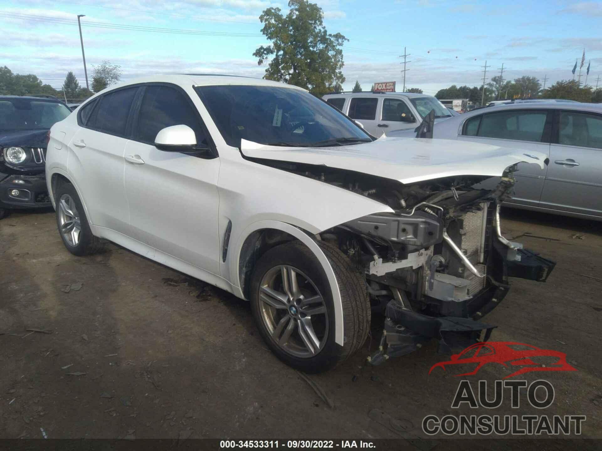 BMW X6 2017 - 5UXKU2C55H0N84700