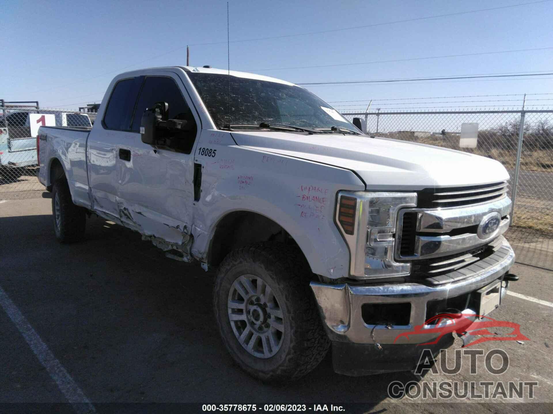 FORD SUPER DUTY F-250 SRW 2018 - 1FT7X2B63JEC94733