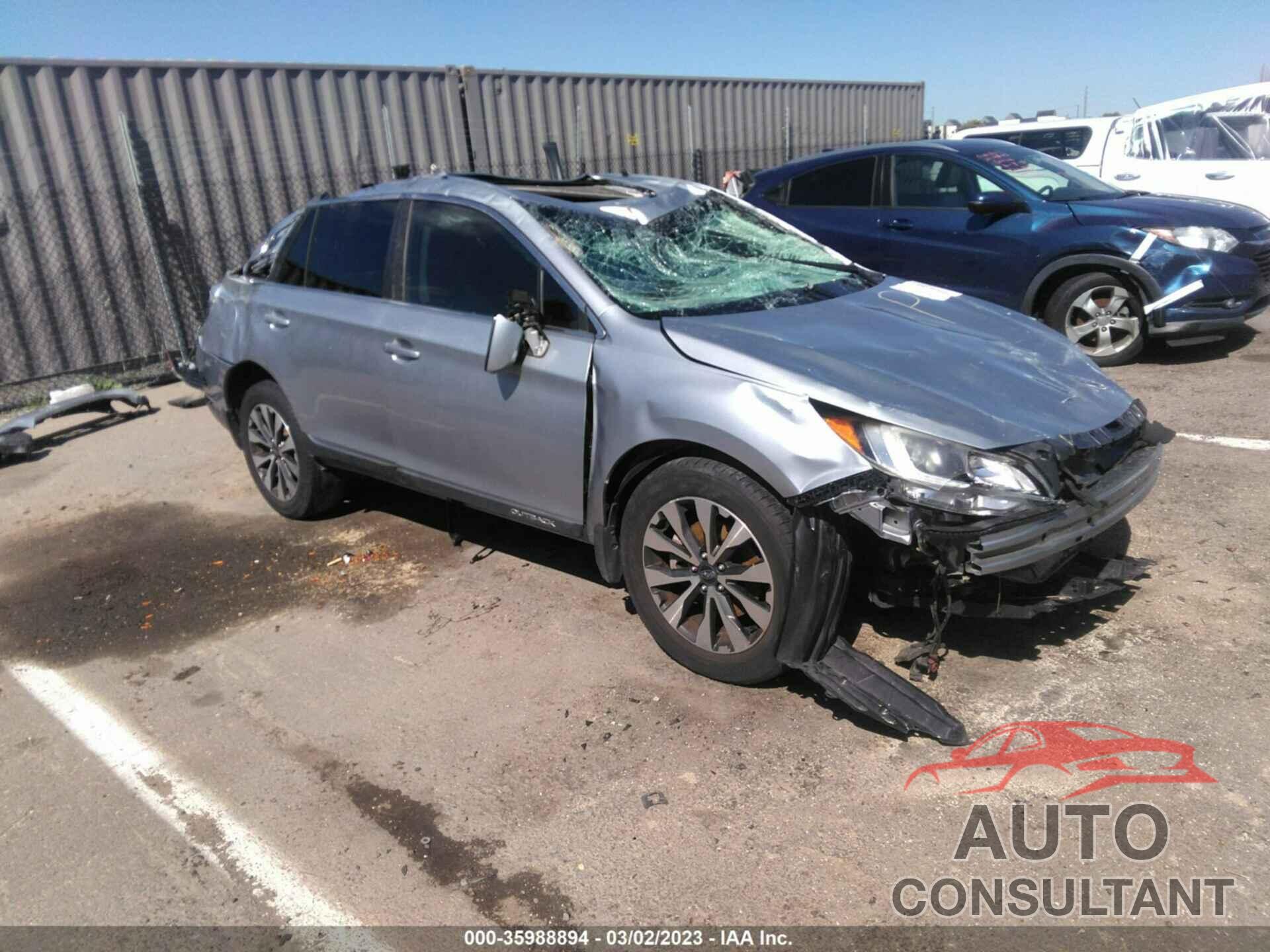 SUBARU OUTBACK 2016 - 4S4BSANC4G3331664