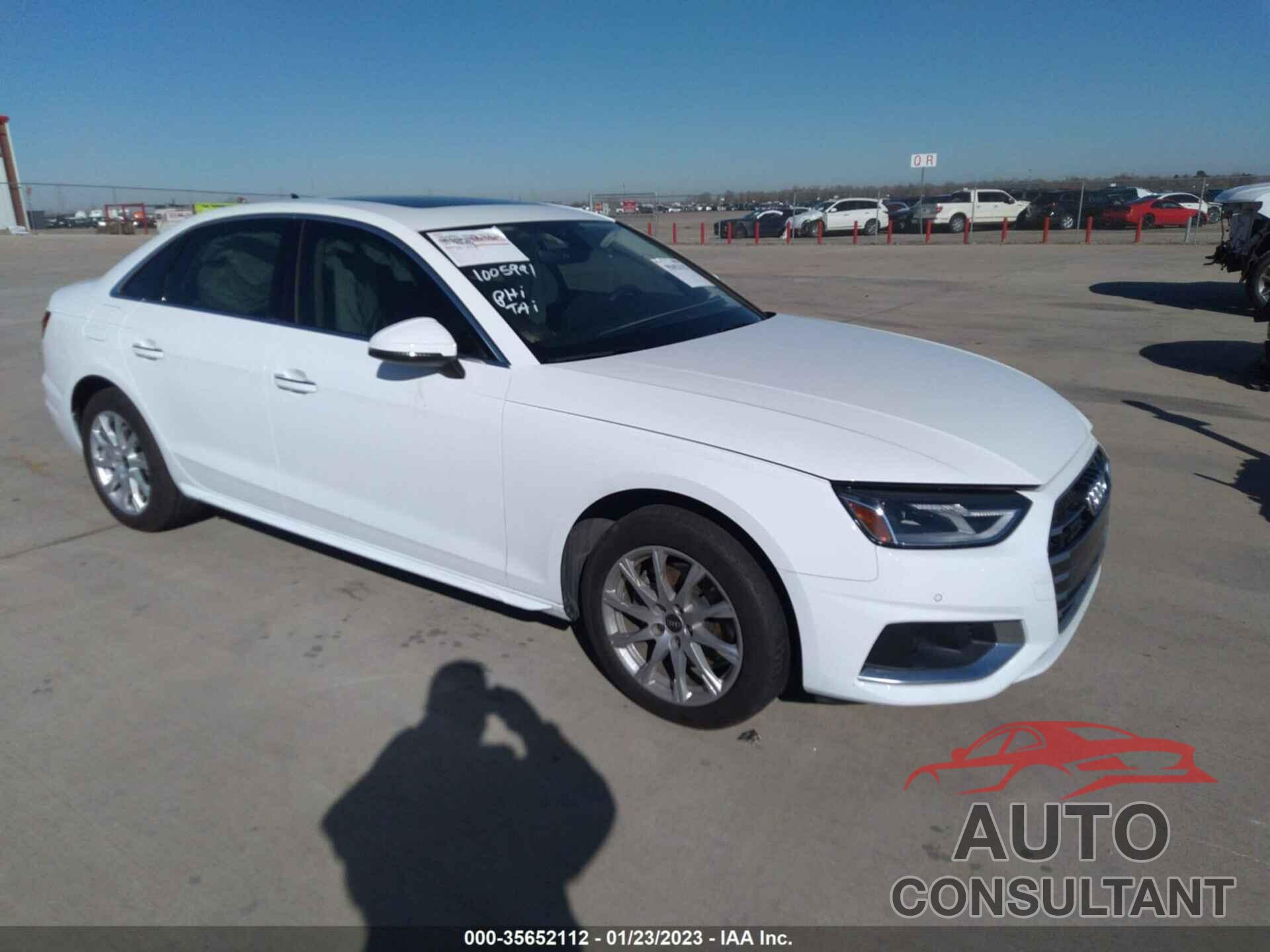 AUDI A4 SEDAN 2021 - WAUABAF49MA059978