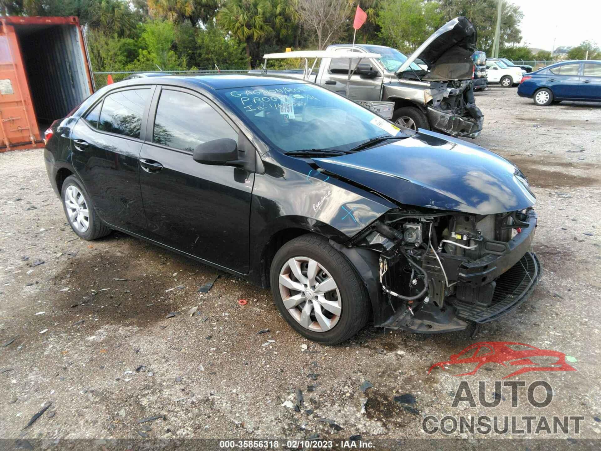 TOYOTA COROLLA 2016 - 2T1BURHE3GC716375