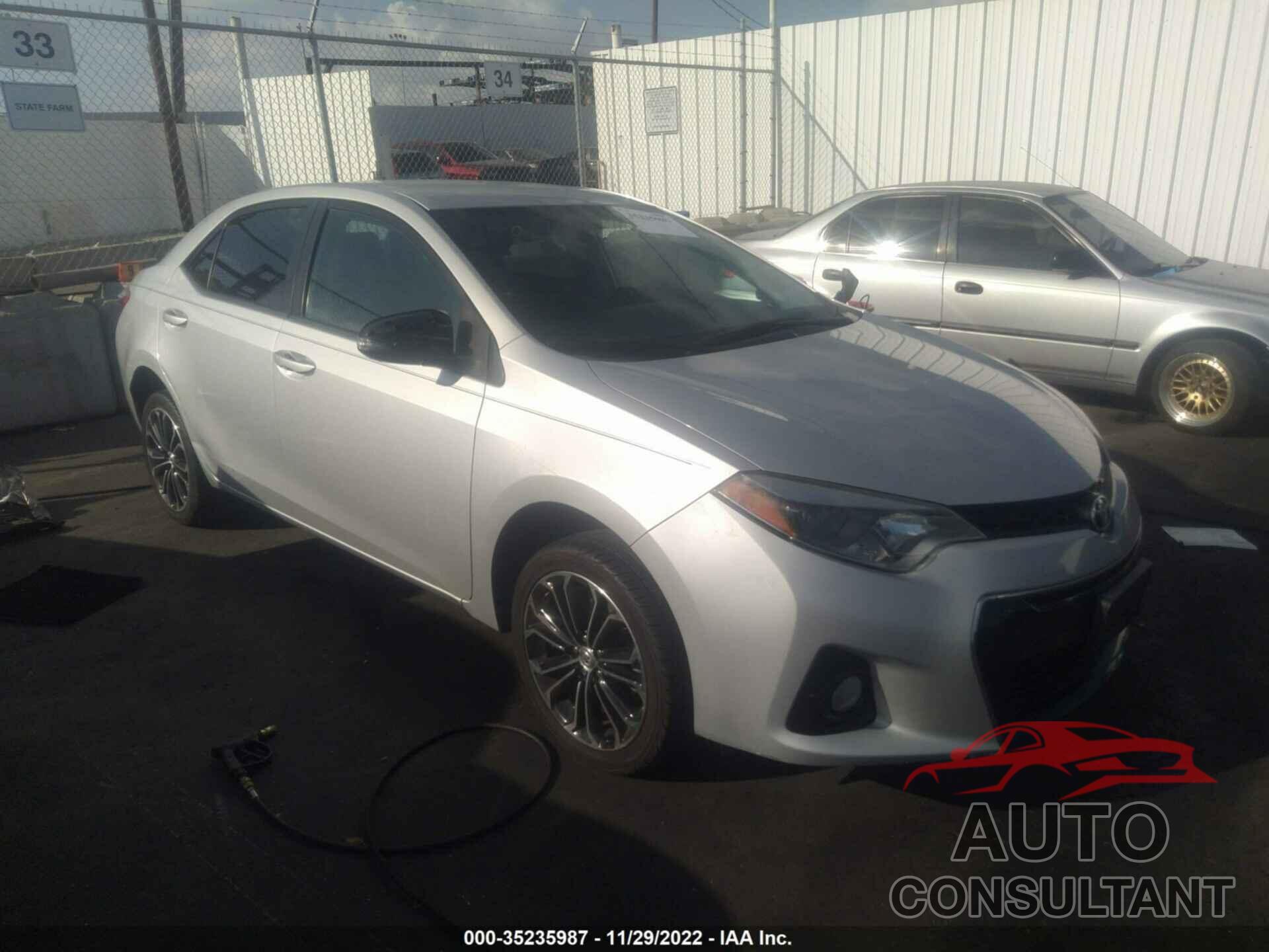 TOYOTA COROLLA 2015 - 2T1BURHE7FC358048