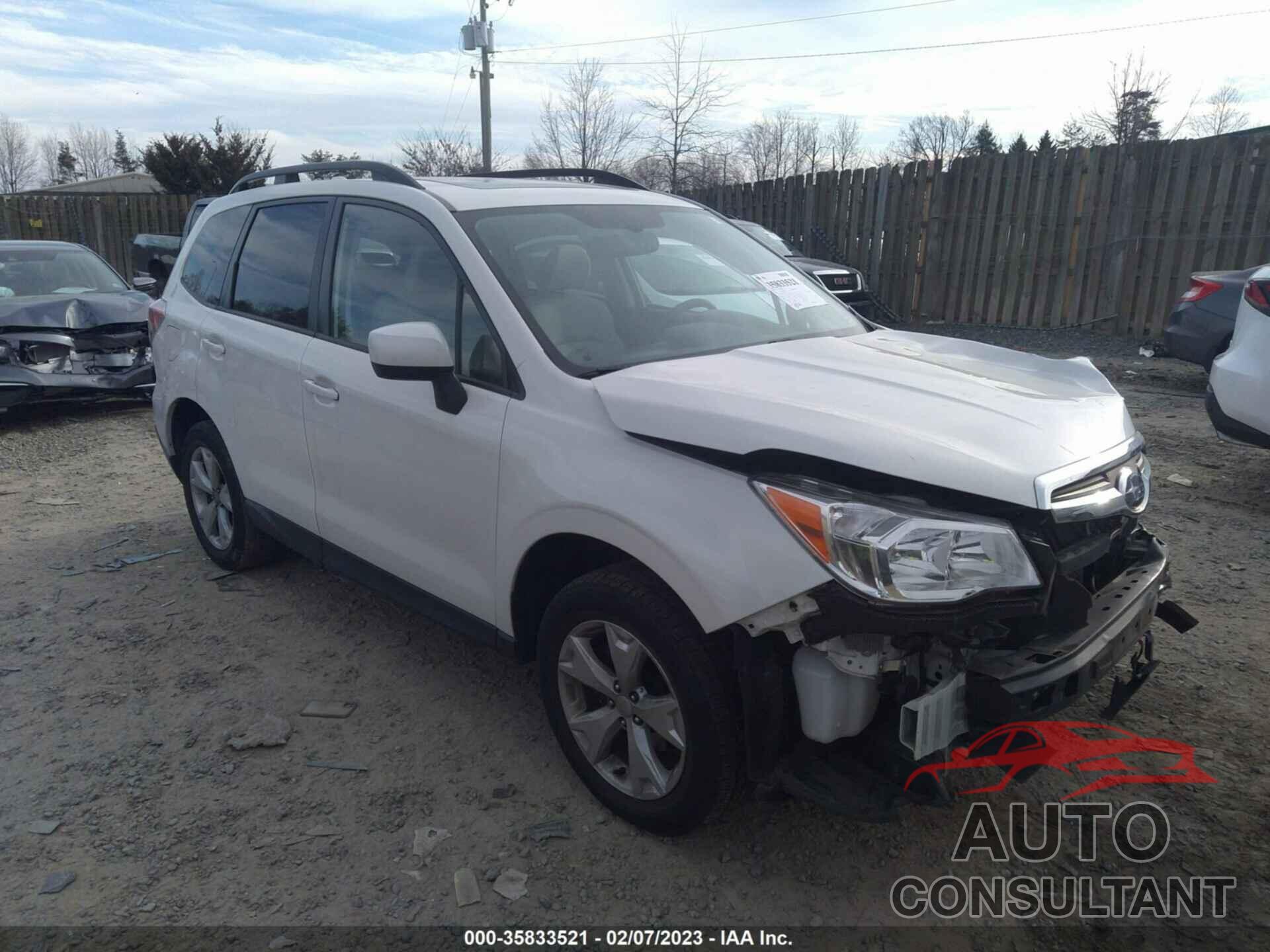 SUBARU FORESTER 2016 - JF2SJADC0GH503251