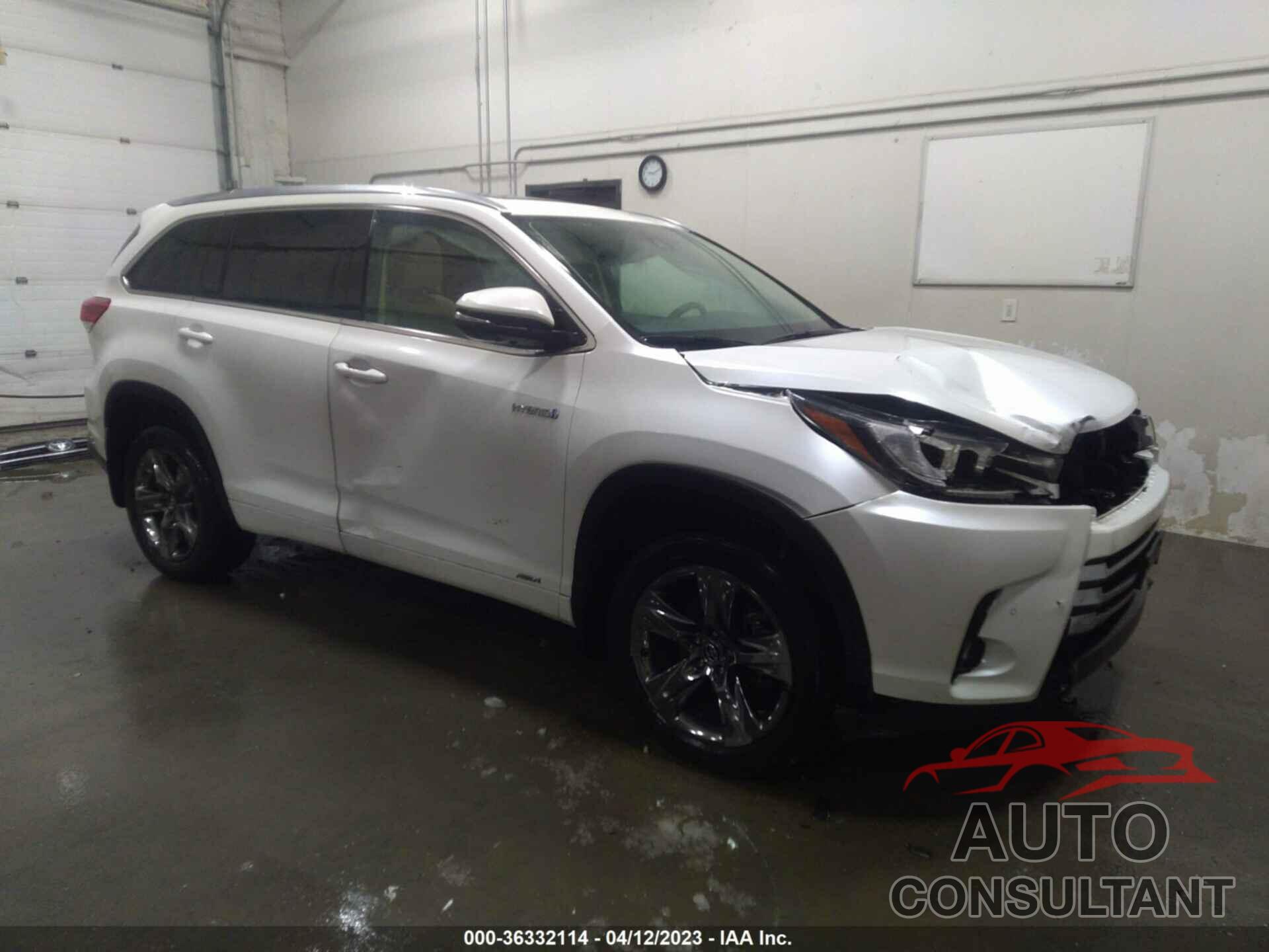TOYOTA HIGHLANDER HYBRID 2019 - 5TDDGRFH3KS053158