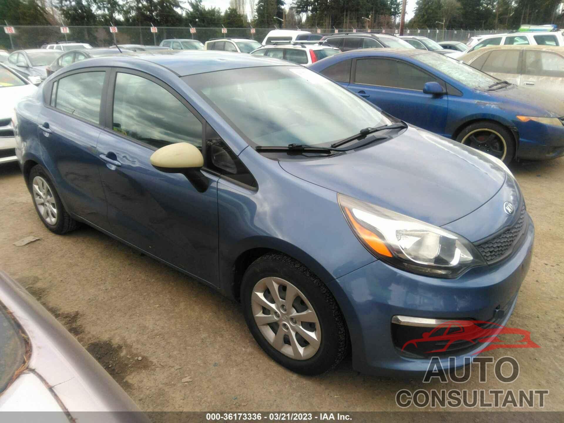 KIA RIO 2016 - KNADM4A34G6572277