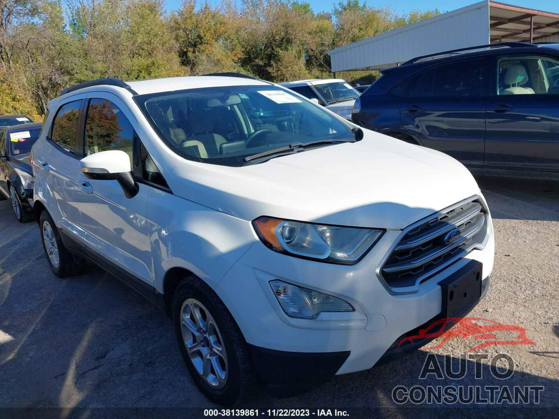 FORD ECOSPORT 2018 - MAJ3P1TE9JC198573