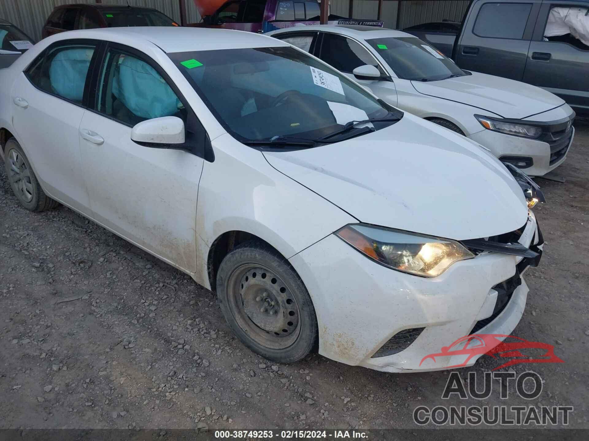 TOYOTA COROLLA 2016 - 5YFBURHE2GP540581