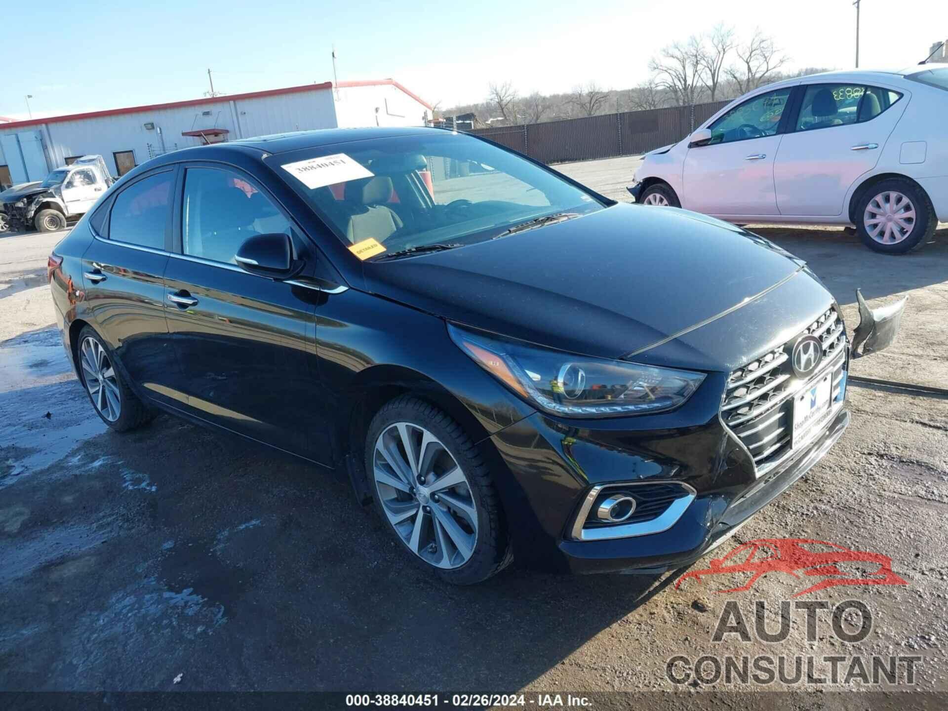 HYUNDAI ACCENT 2018 - 3KPC34A38JE026861