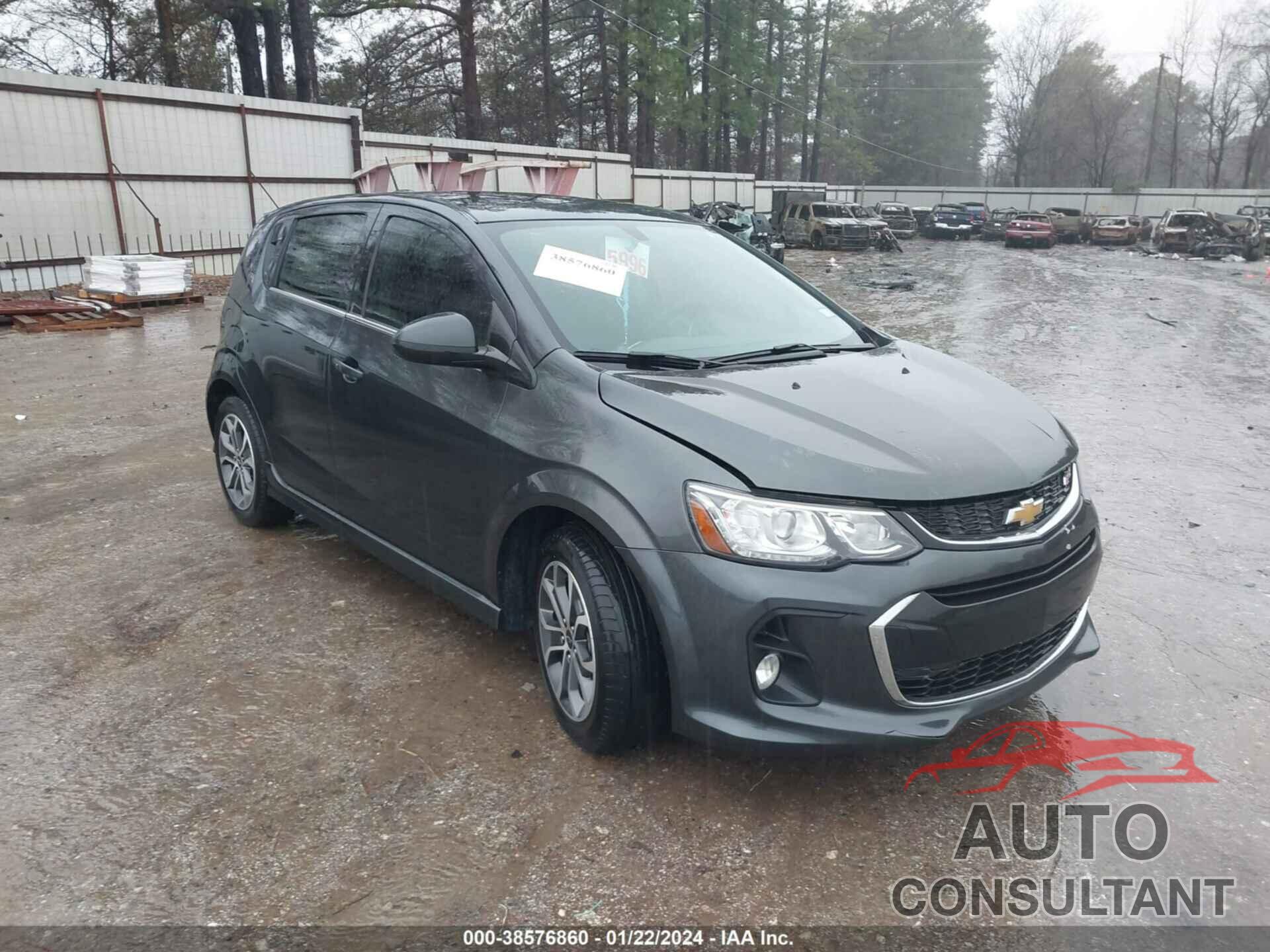 CHEVROLET SONIC 2019 - 1G1JD6SB1K4149399