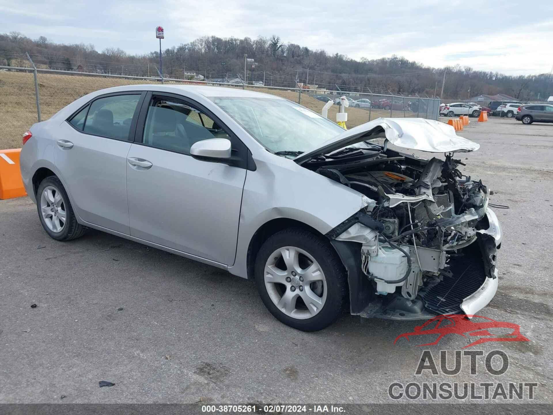TOYOTA COROLLA 2016 - 5YFBURHE3GP551489