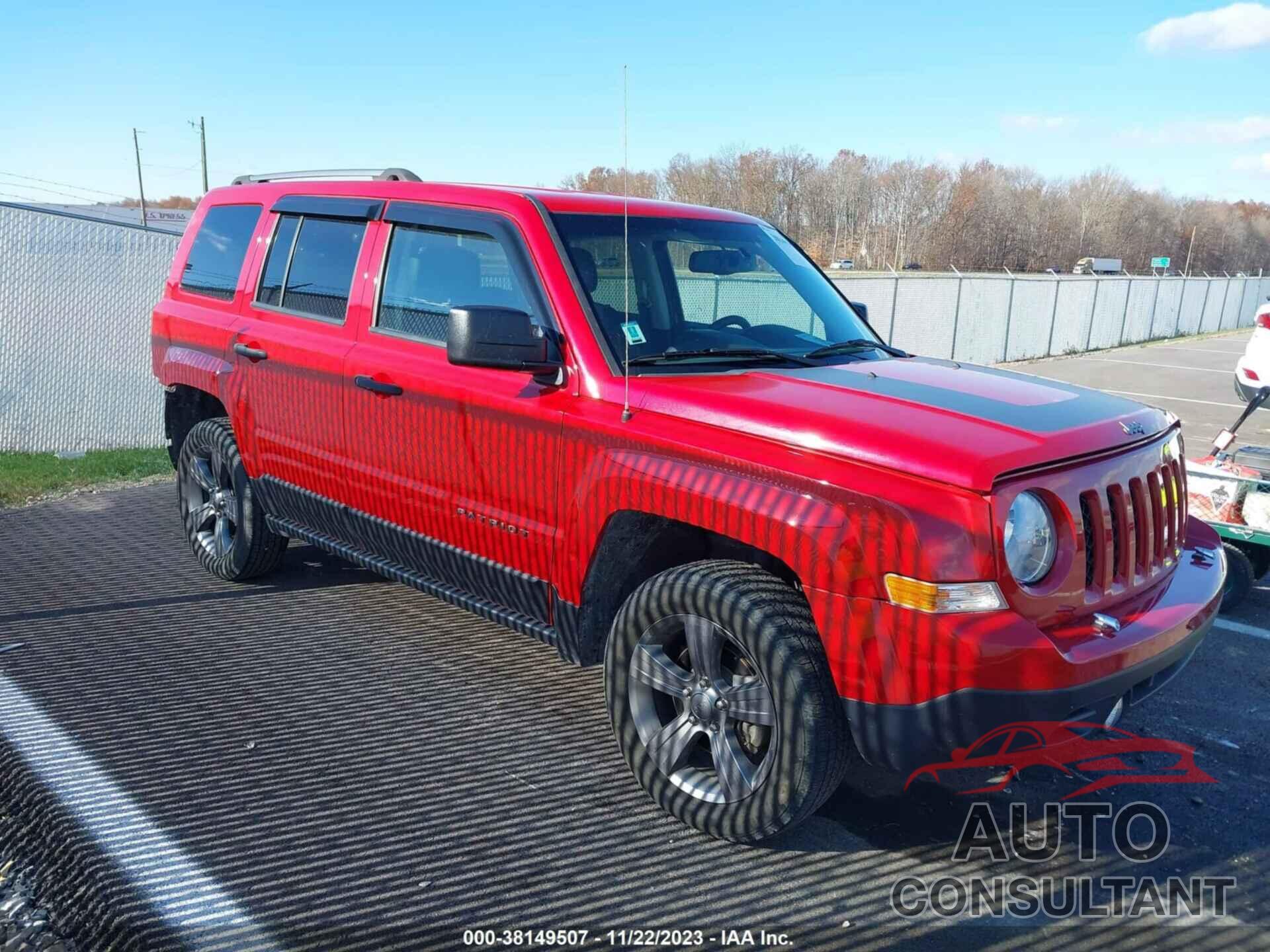 JEEP PATRIOT 2016 - 1C4NJPBA1GD716961