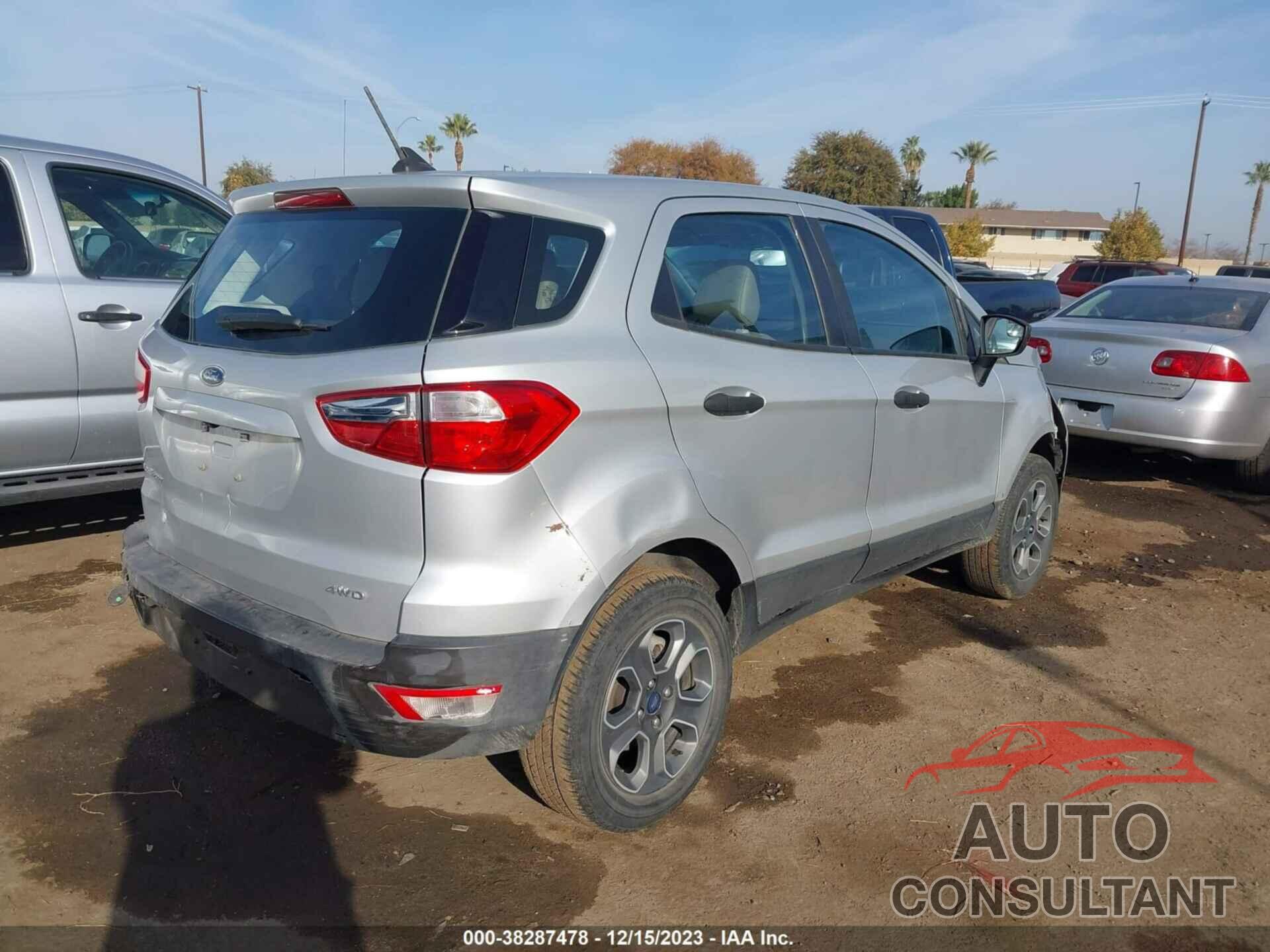 FORD ECOSPORT 2020 - MAJ6S3FL7LC332632