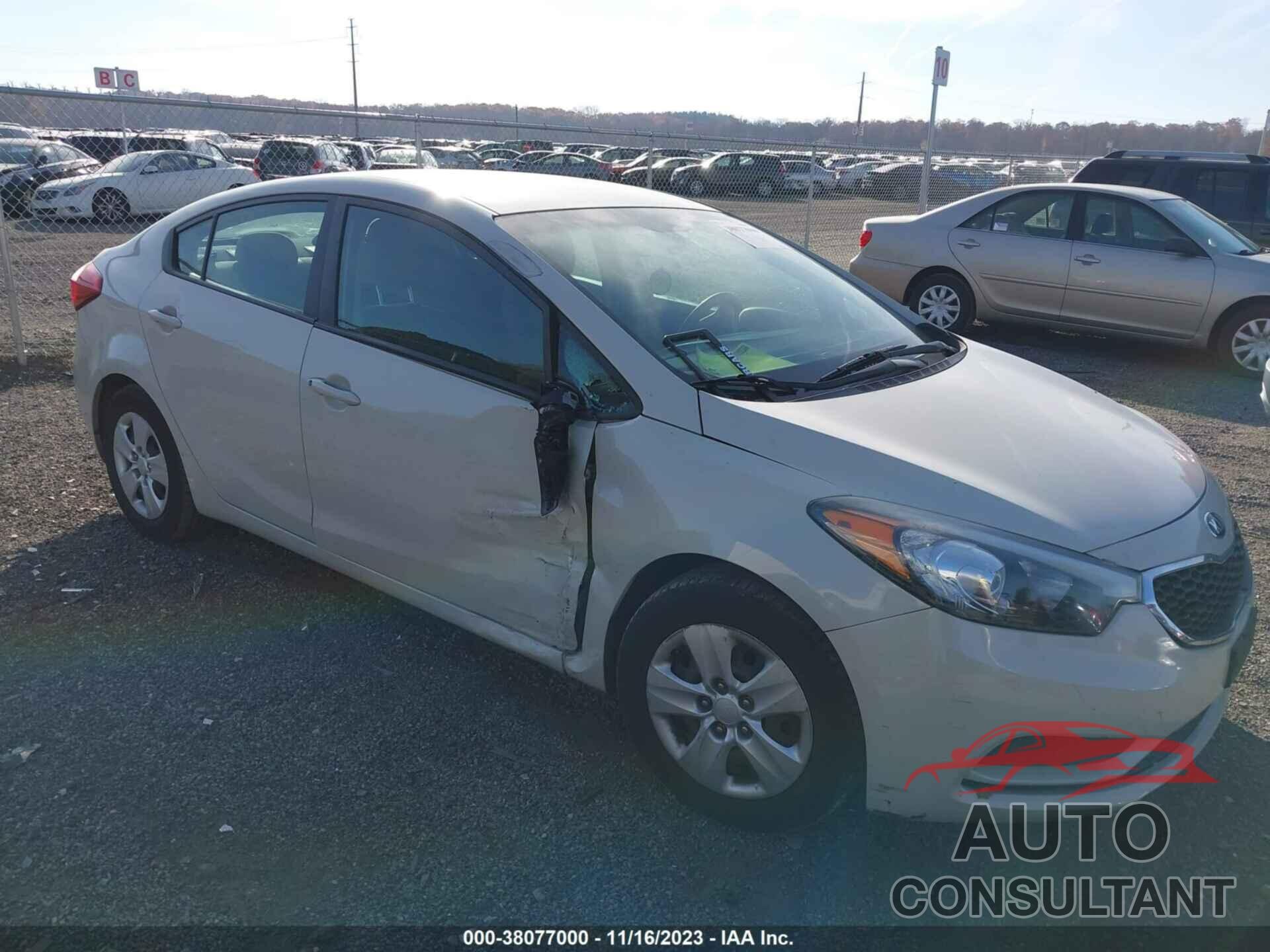 KIA FORTE 2015 - KNAFK4A68F5311604