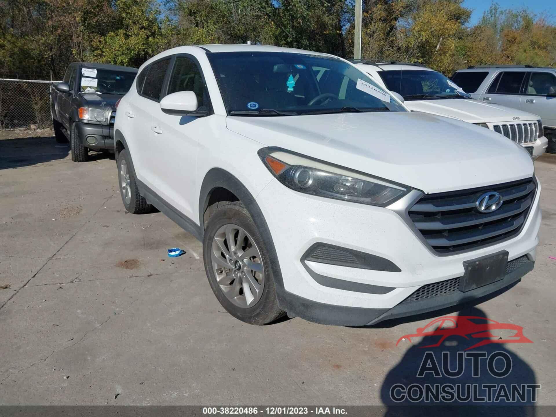 HYUNDAI TUCSON 2017 - KM8J23A42HU486571