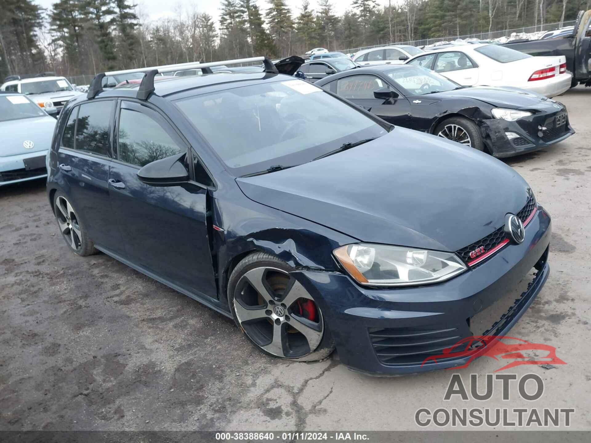 VOLKSWAGEN GOLF GTI 2016 - 3VW5T7AU1GM057223