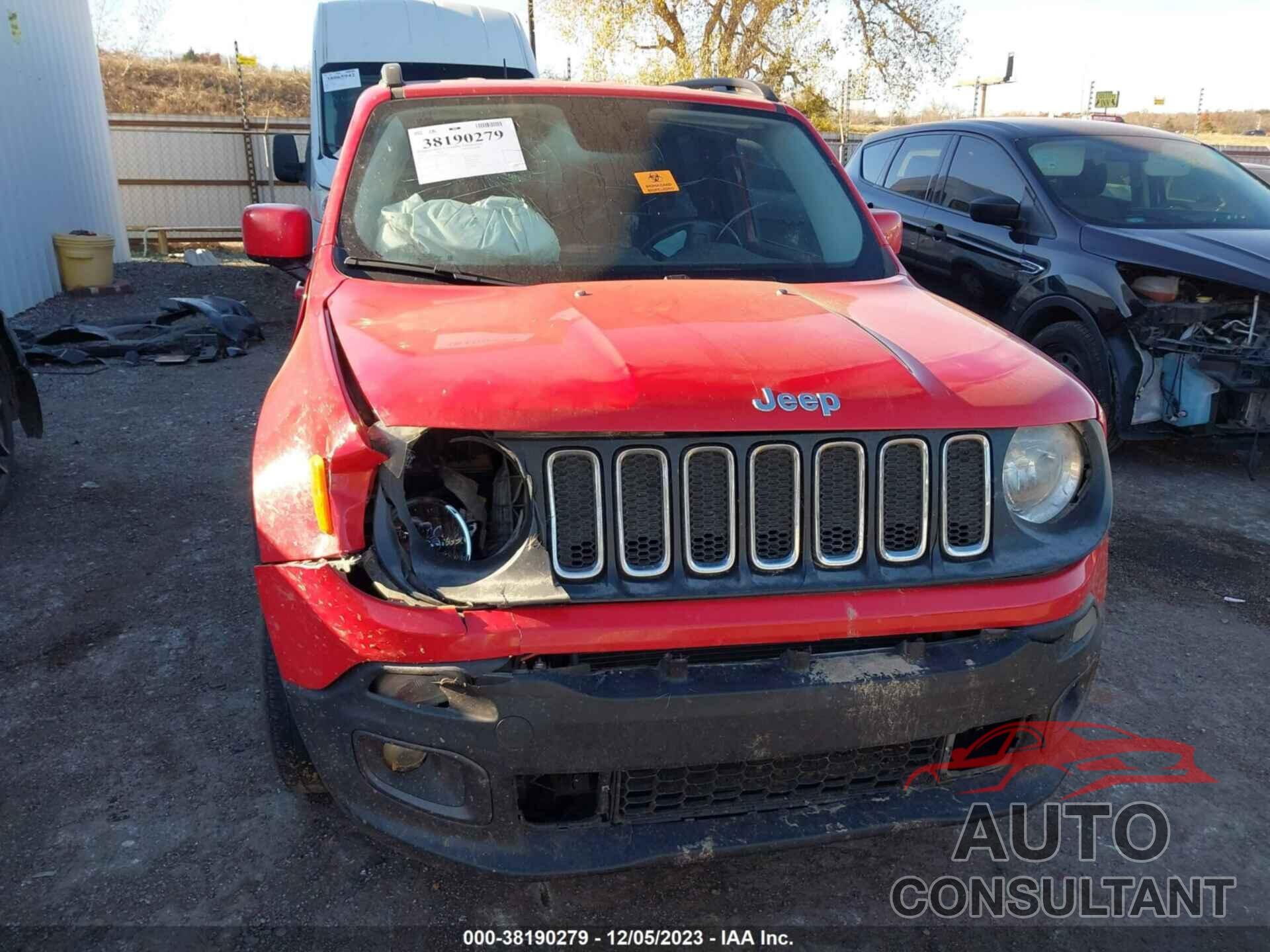 JEEP RENEGADE 2017 - ZACCJABBXHPG23257