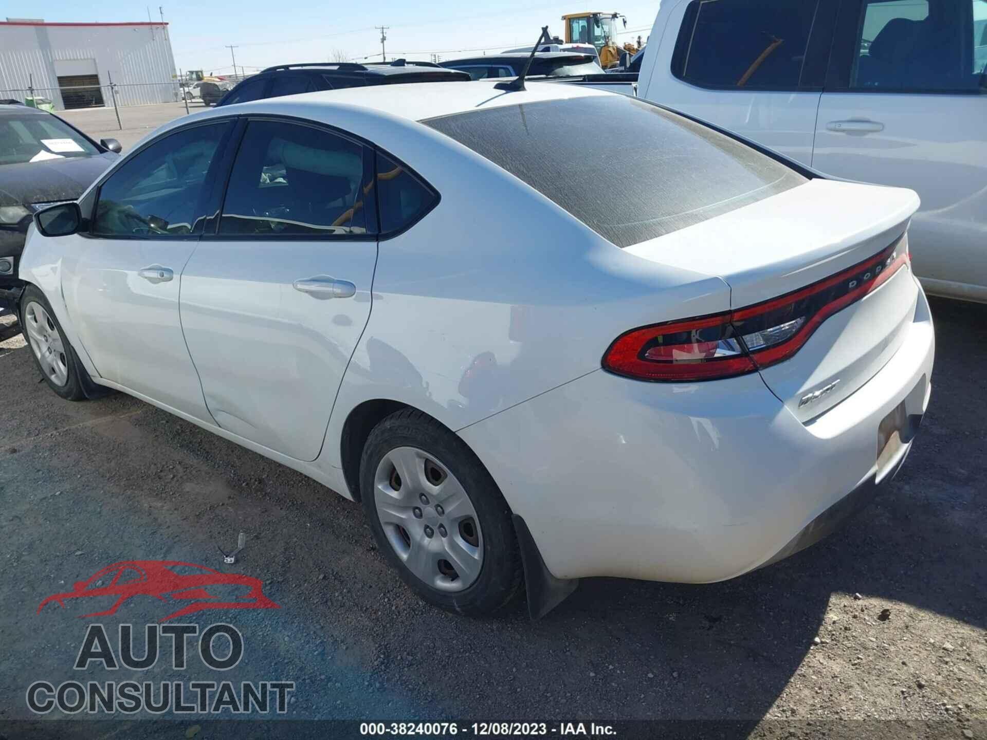 DODGE DART 2016 - 1C3CDFAA6GD644220