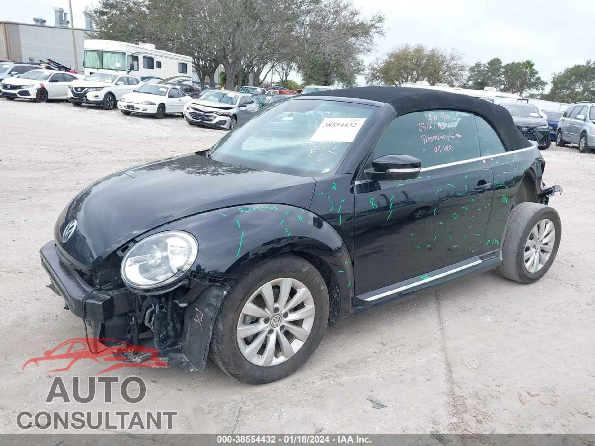 VOLKSWAGEN BEETLE 2019 - 3VW5DAAT9KM505900