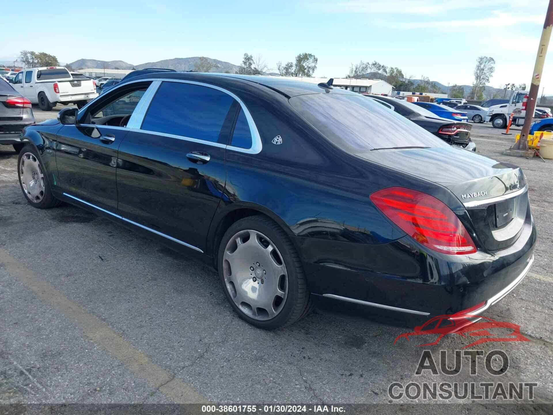 MERCEDES-BENZ MAYBACH S 600 2016 - WDDUX7GB1GA215958