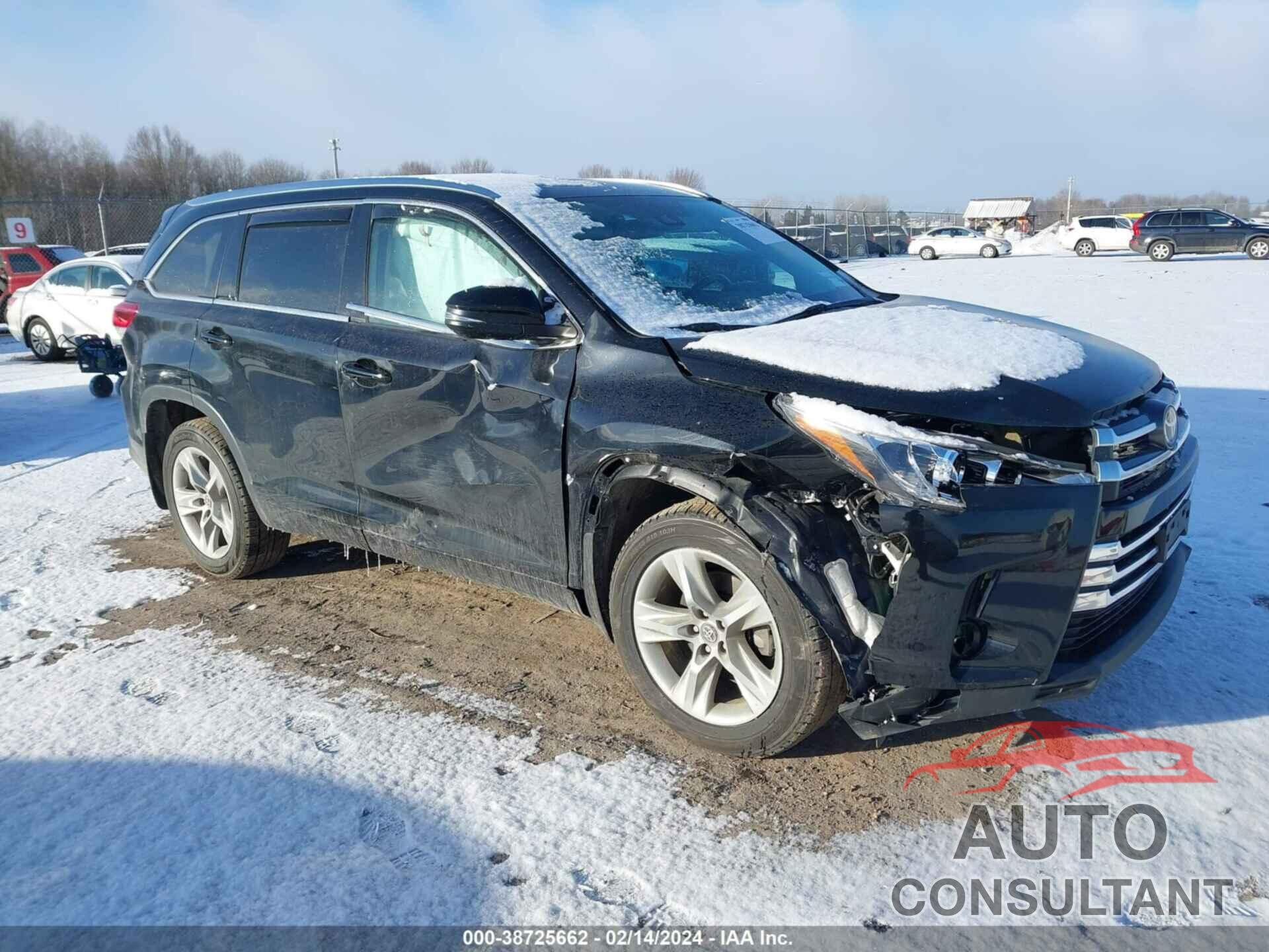 TOYOTA HIGHLANDER 2017 - 5TDDZRFH6HS423523