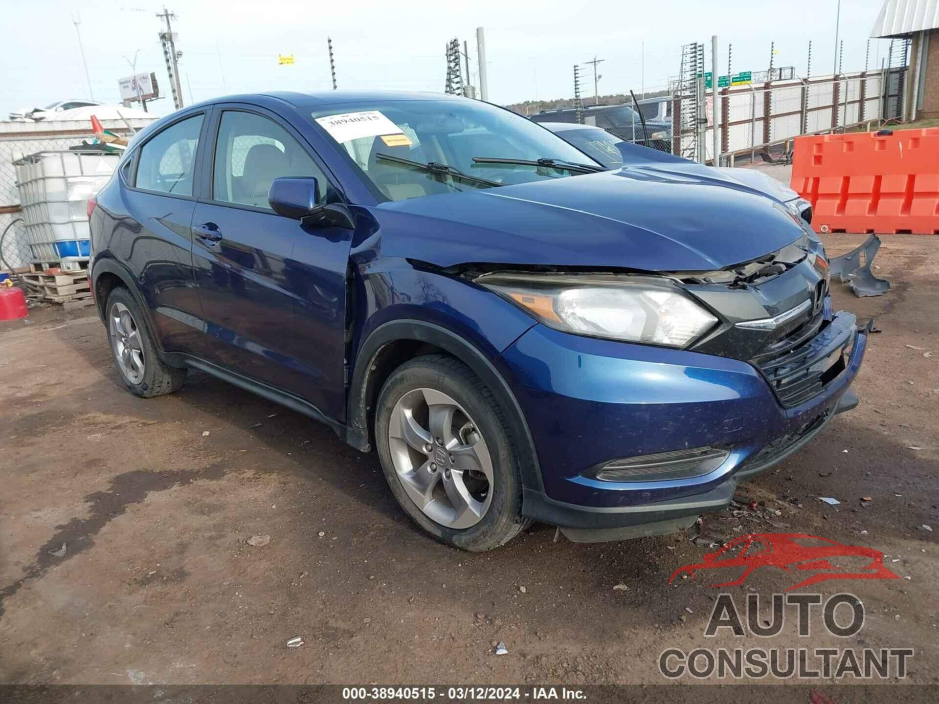 HONDA HR-V 2017 - 3CZRU5H34HG701827