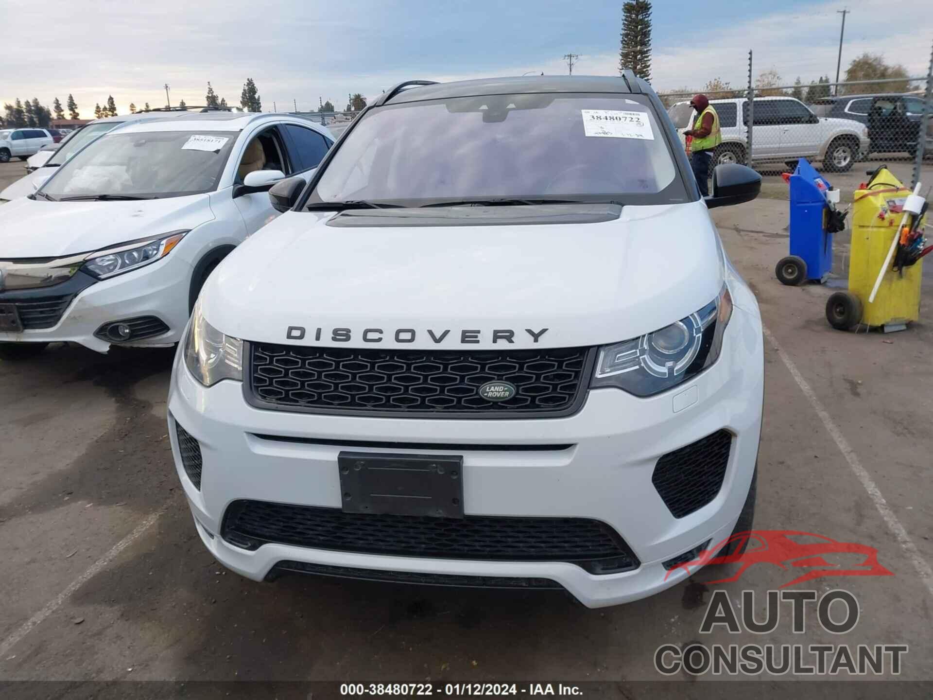 LAND ROVER DISCOVERY SPORT 2018 - SALCT2SX1JH737150