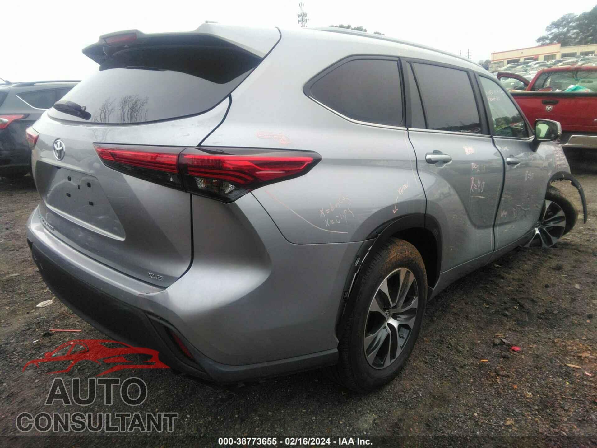 TOYOTA HIGHLANDER 2023 - 5TDKDRAH1PS511357