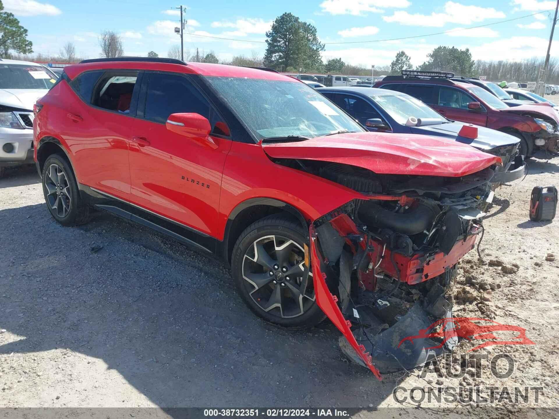 CHEVROLET BLAZER 2020 - 3GNKBERS1LS637696