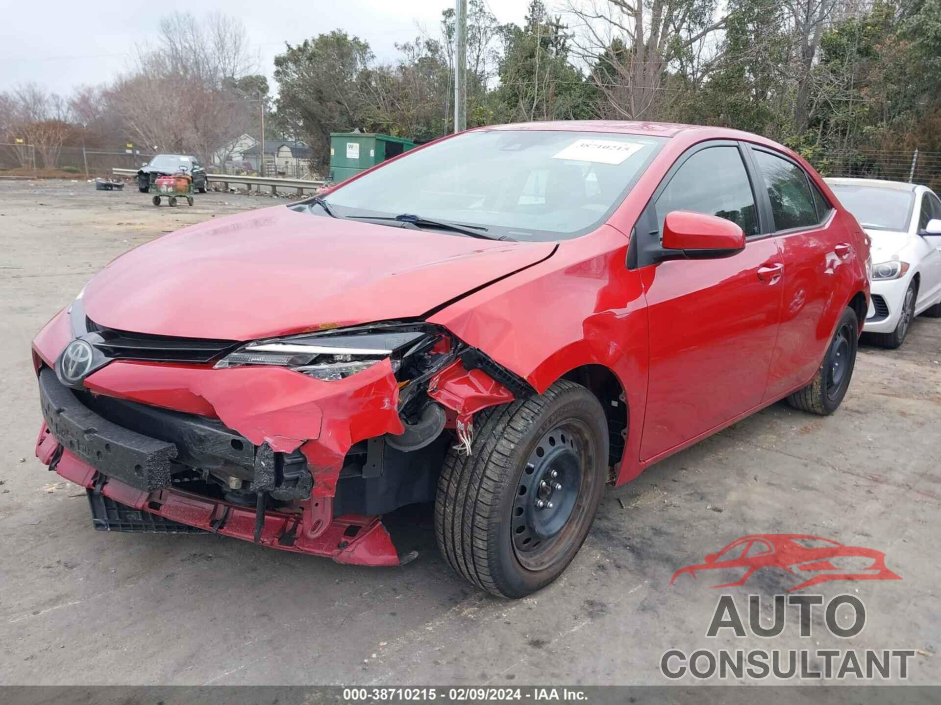 TOYOTA COROLLA 2017 - 2T1BURHE8HC799576