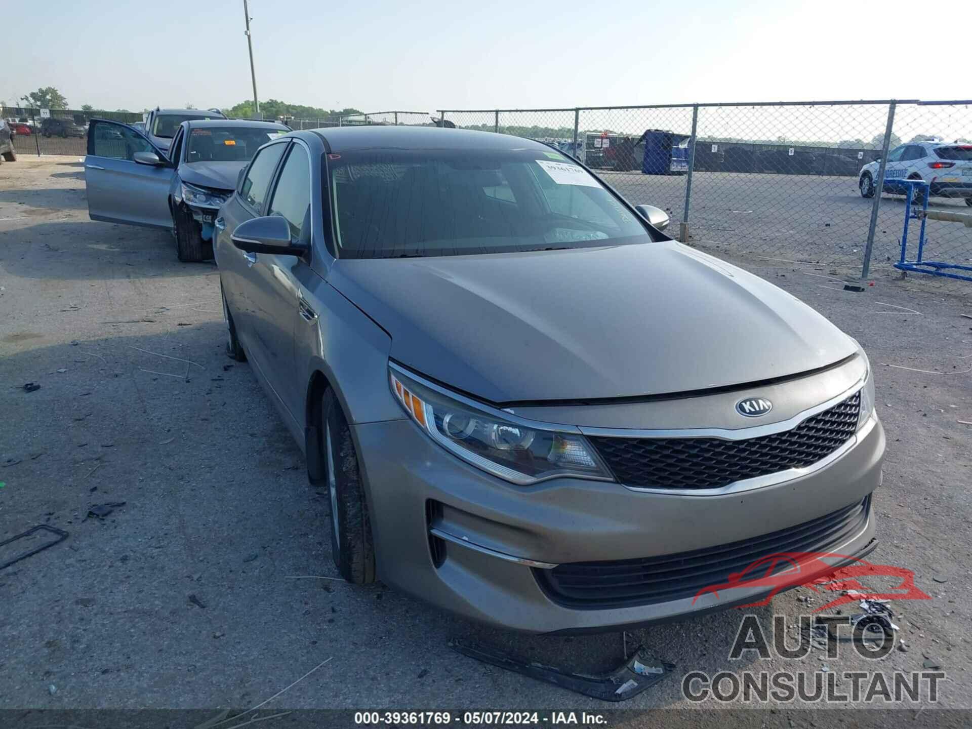 KIA OPTIMA 2017 - 5XXGT4L30HG164703