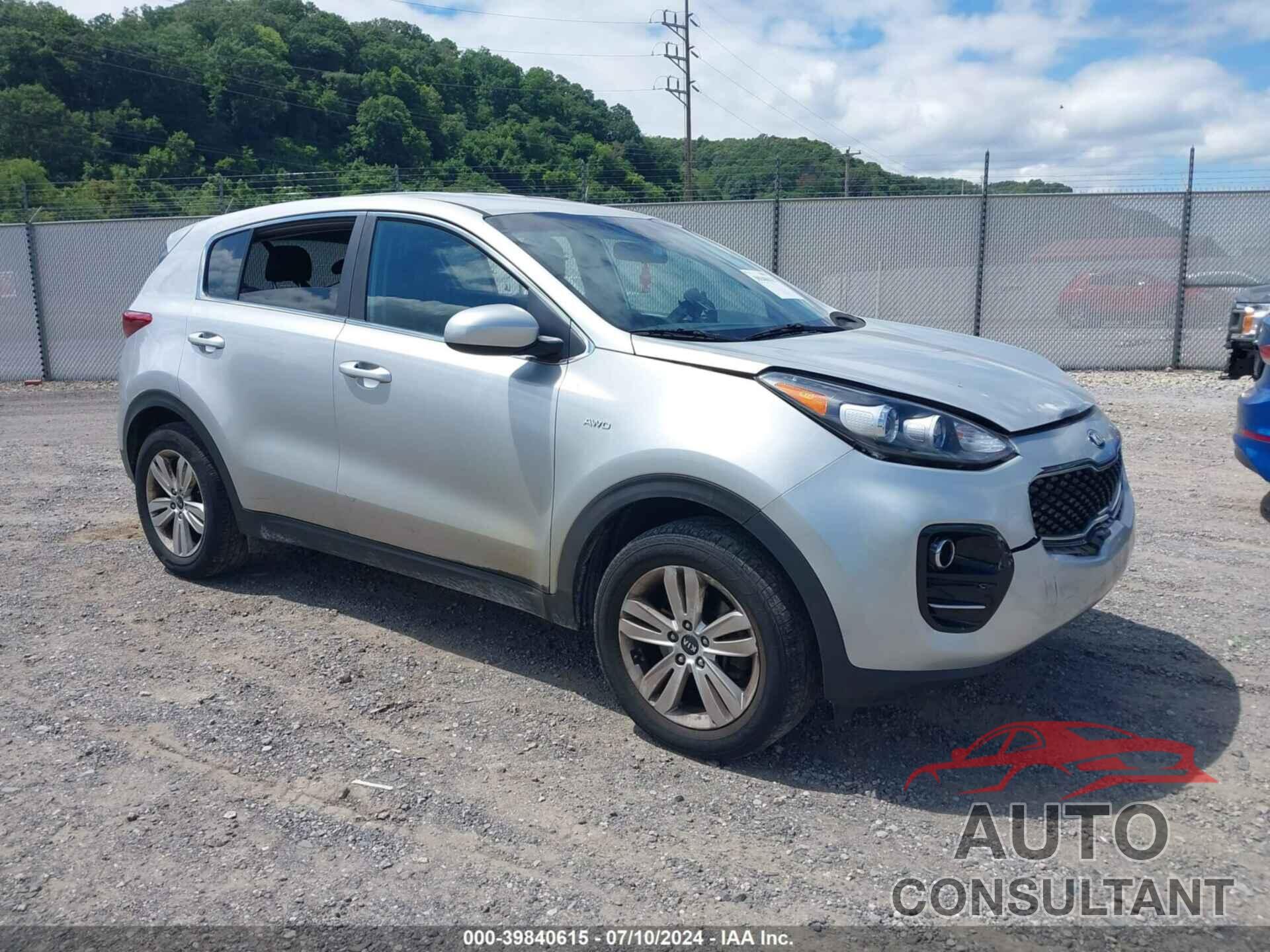 KIA SPORTAGE 2019 - KNDPMCAC9K7592621